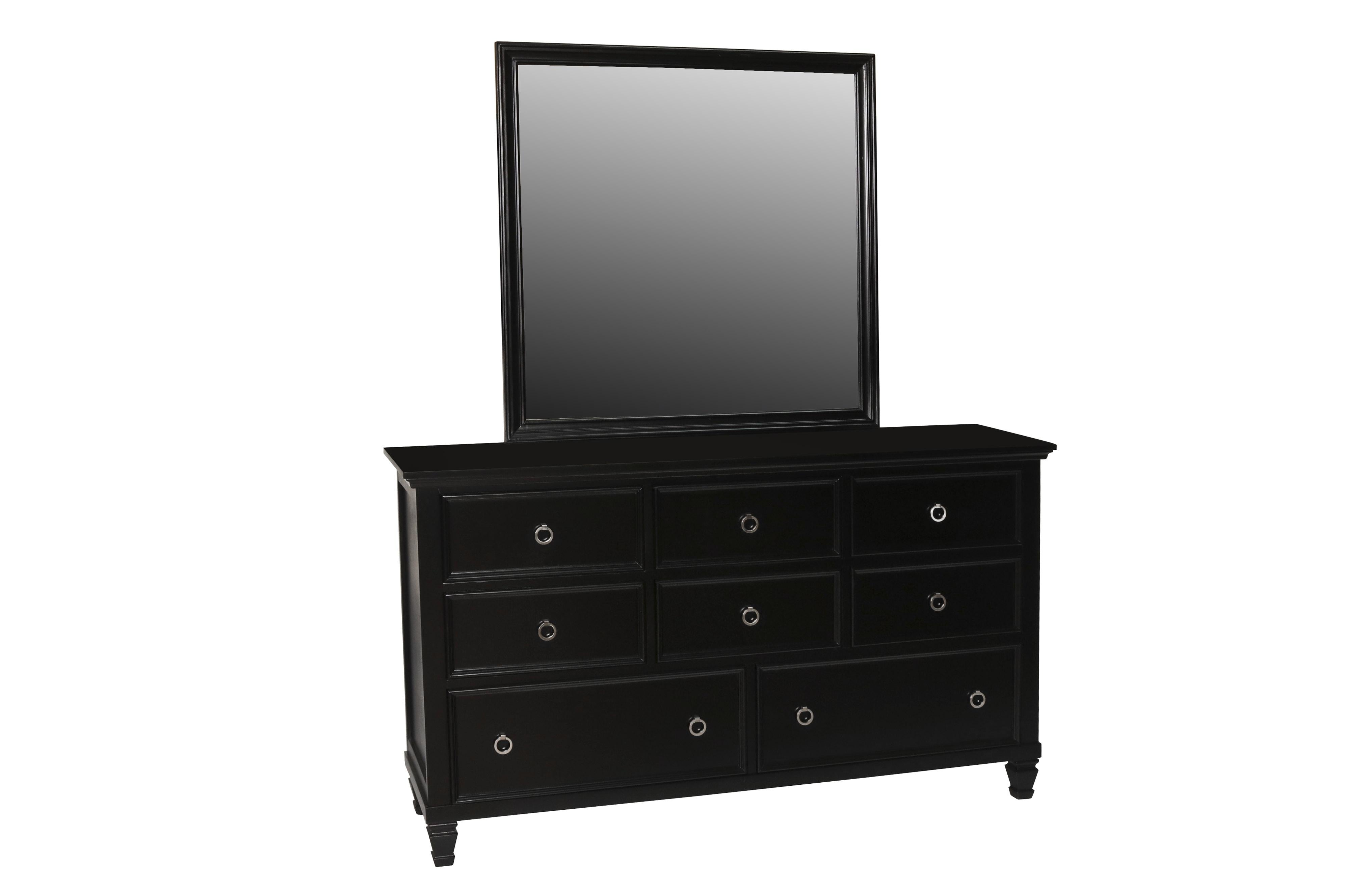TAMARACK MIRROR- BLACK - Ideal Furniture (Fresno,CA)