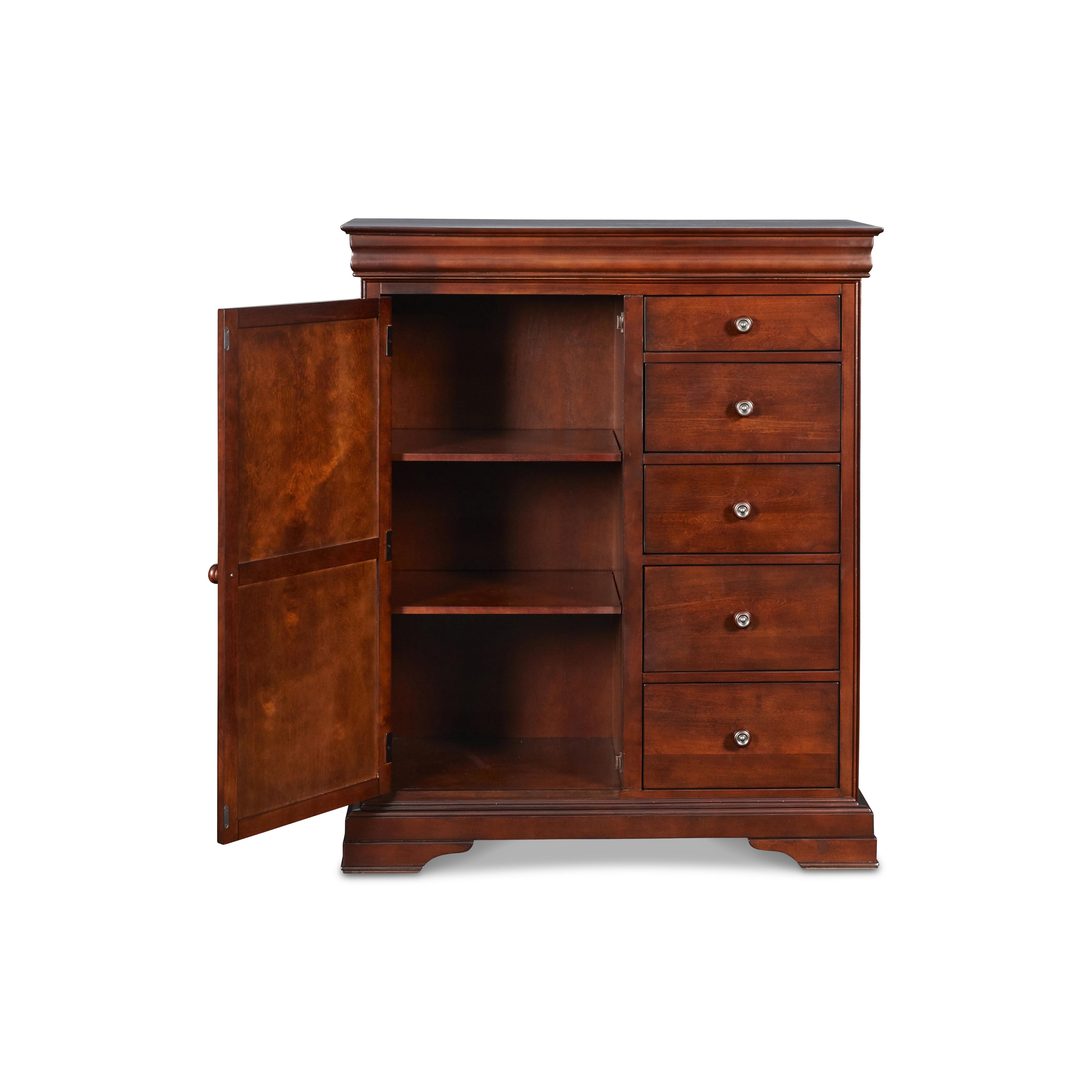 VERSAILLES DOOR CHEST- BORDEAUX - Ideal Furniture (Fresno,CA)