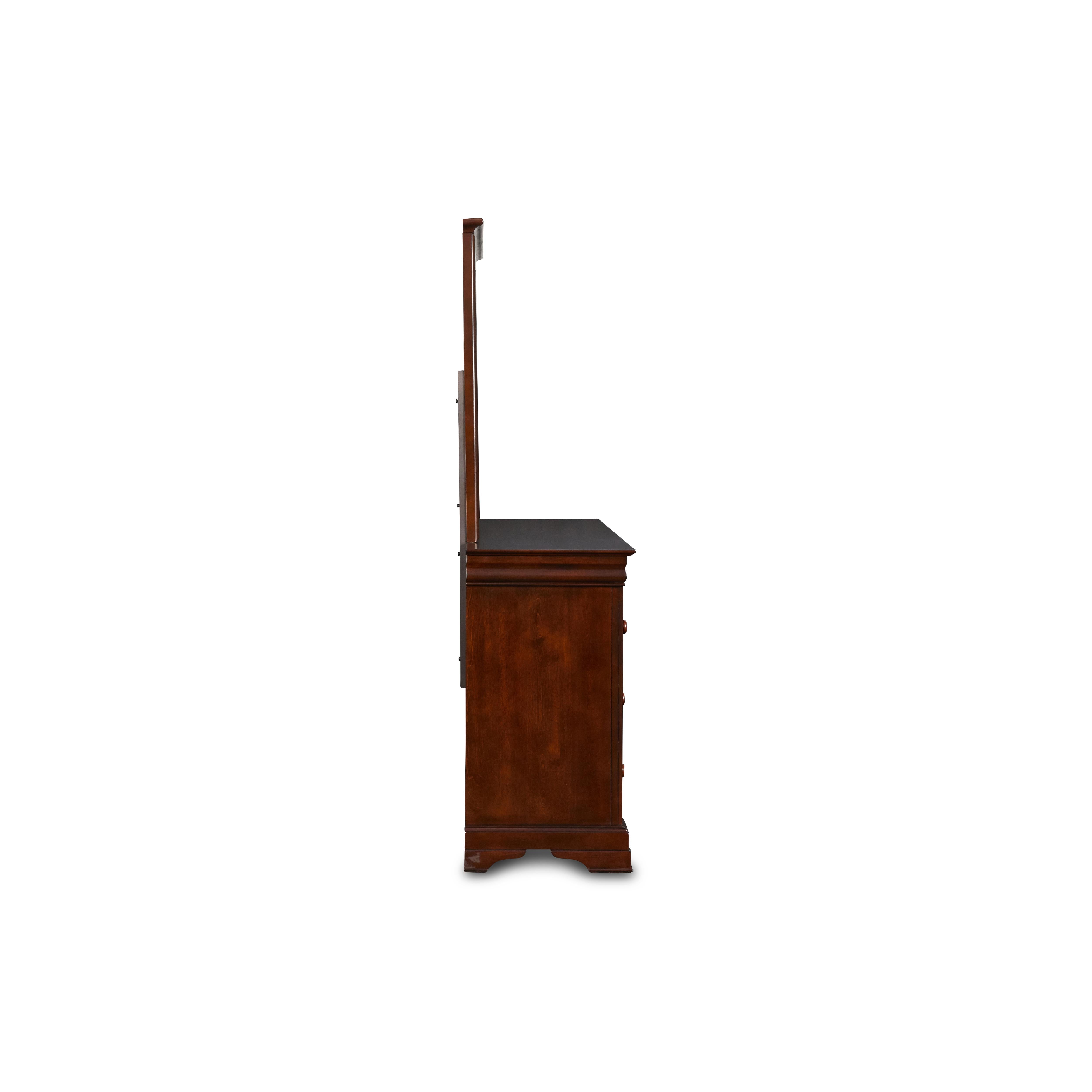 VERSAILLES LANDSCAPE MIRROR- BORDEAUX - Ideal Furniture (Fresno,CA)