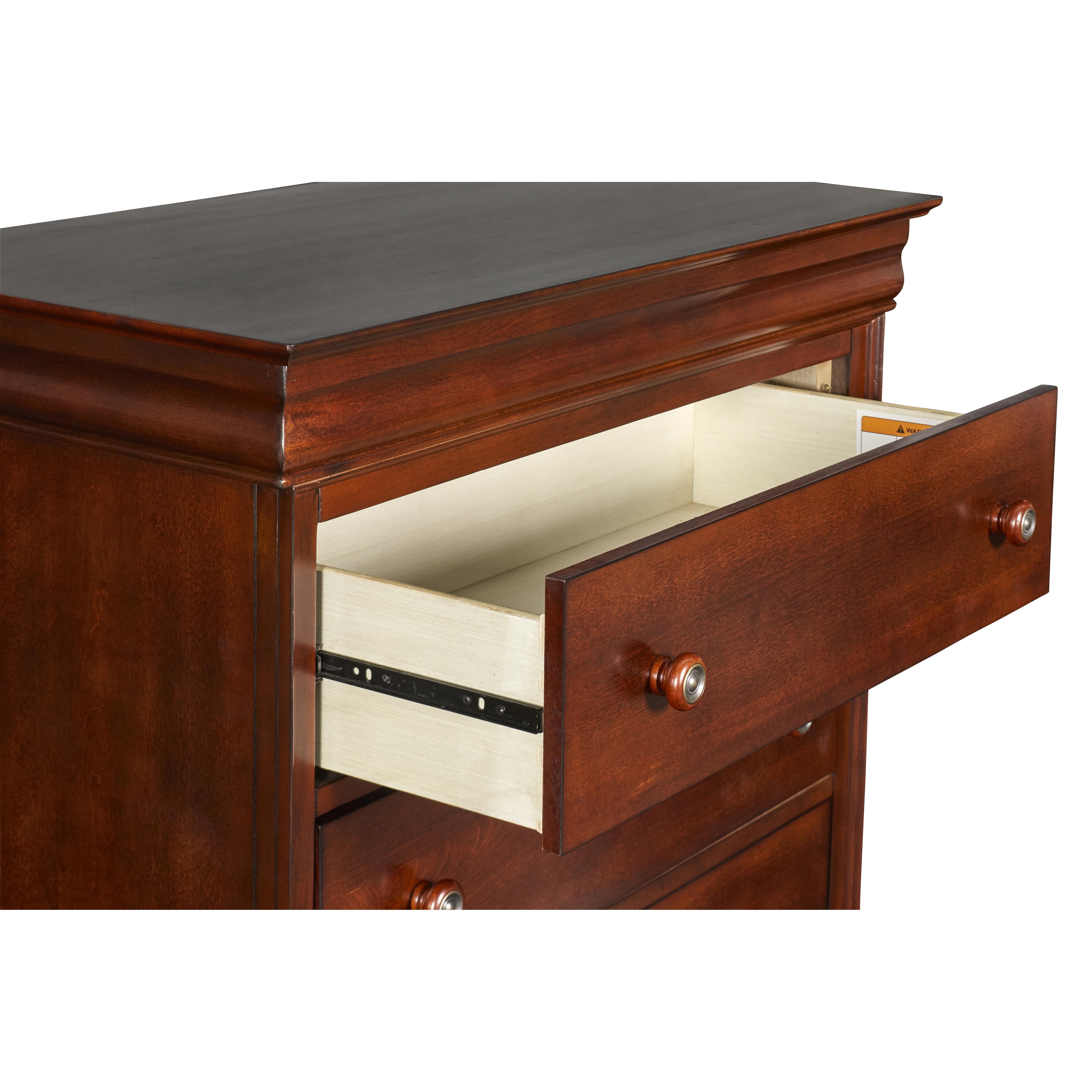 VERSAILLES LIFT TOP CHEST- BORDEAUX - Ideal Furniture (Fresno,CA)