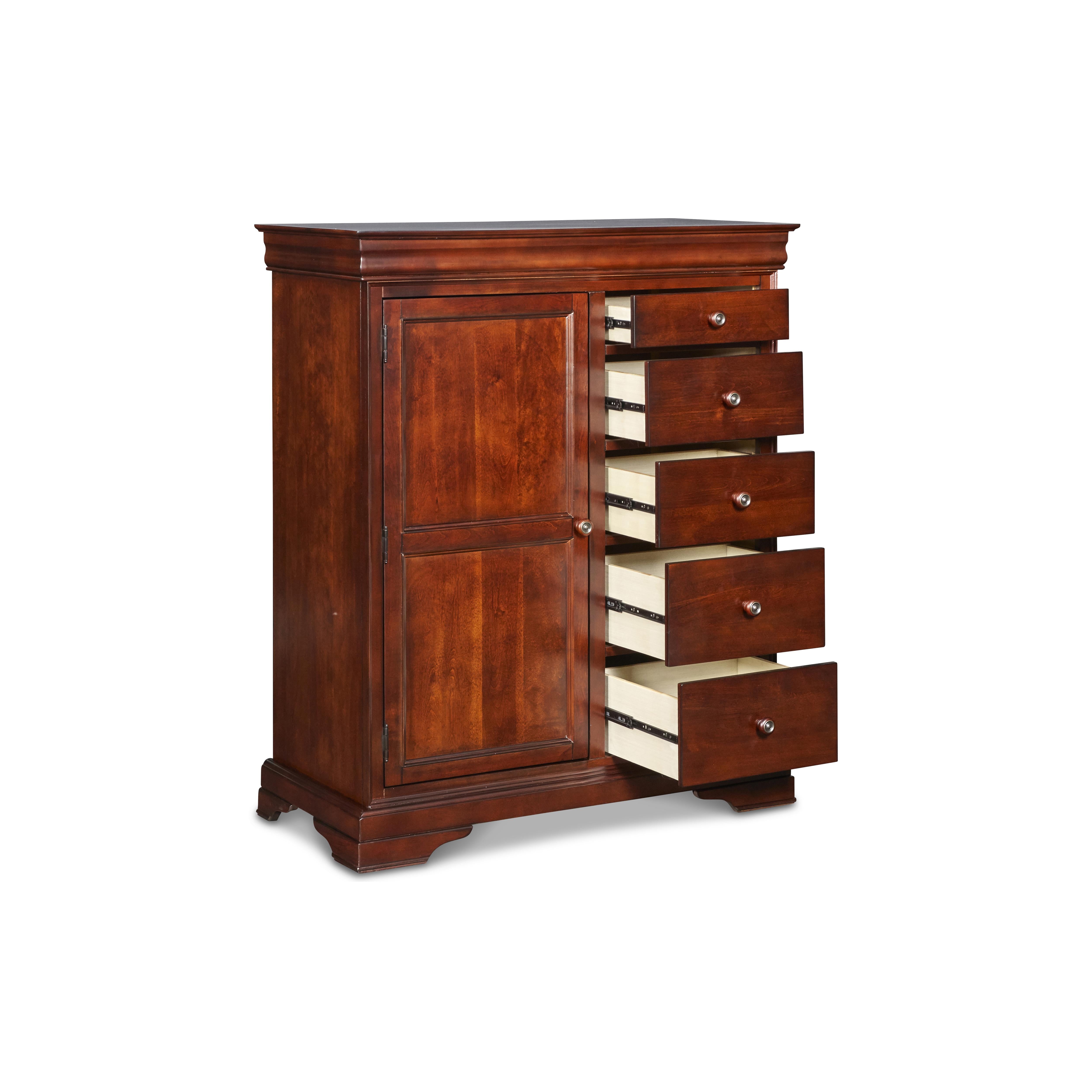 VERSAILLES DOOR CHEST- BORDEAUX - Ideal Furniture (Fresno,CA)