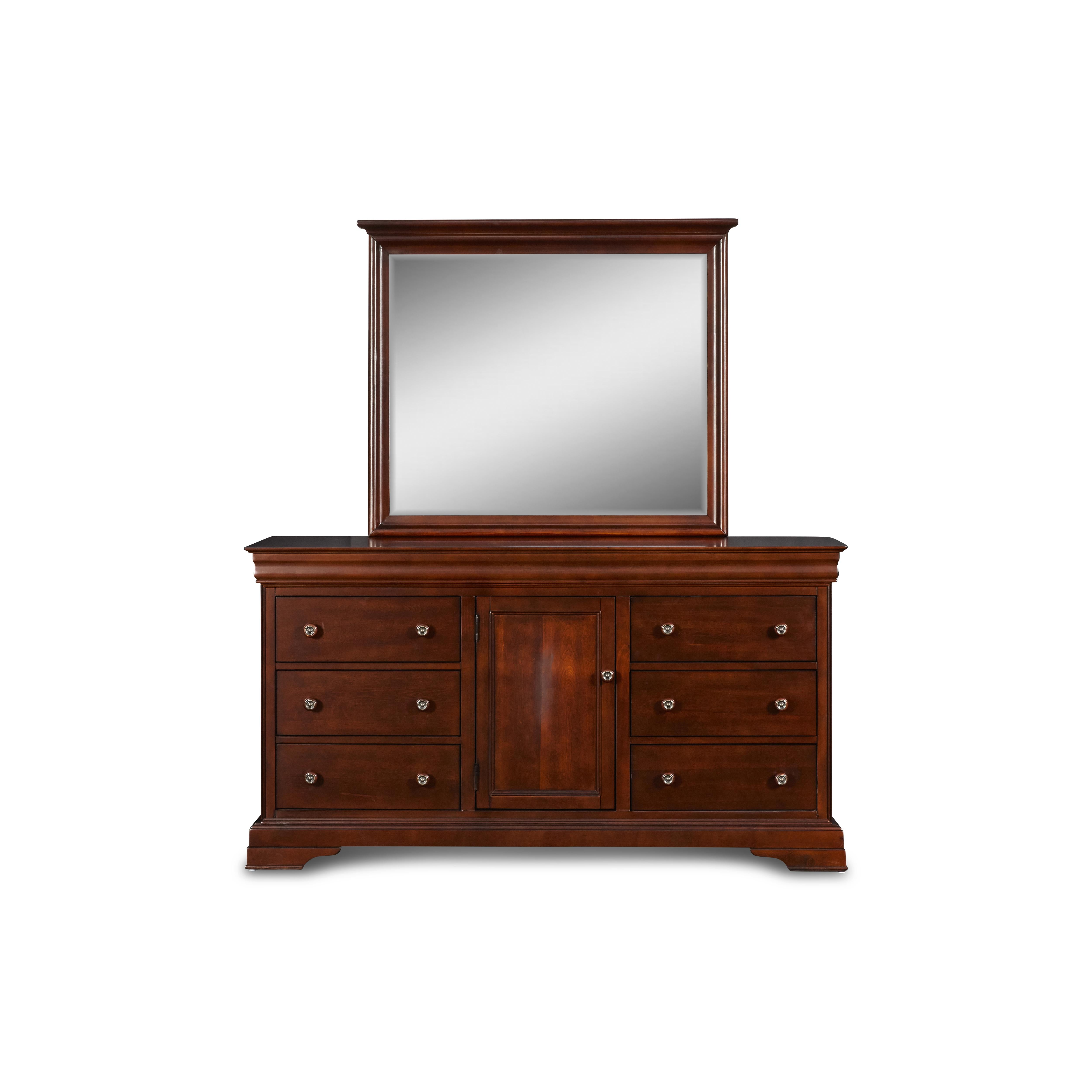VERSAILLES LANDSCAPE MIRROR- BORDEAUX - Ideal Furniture (Fresno,CA)