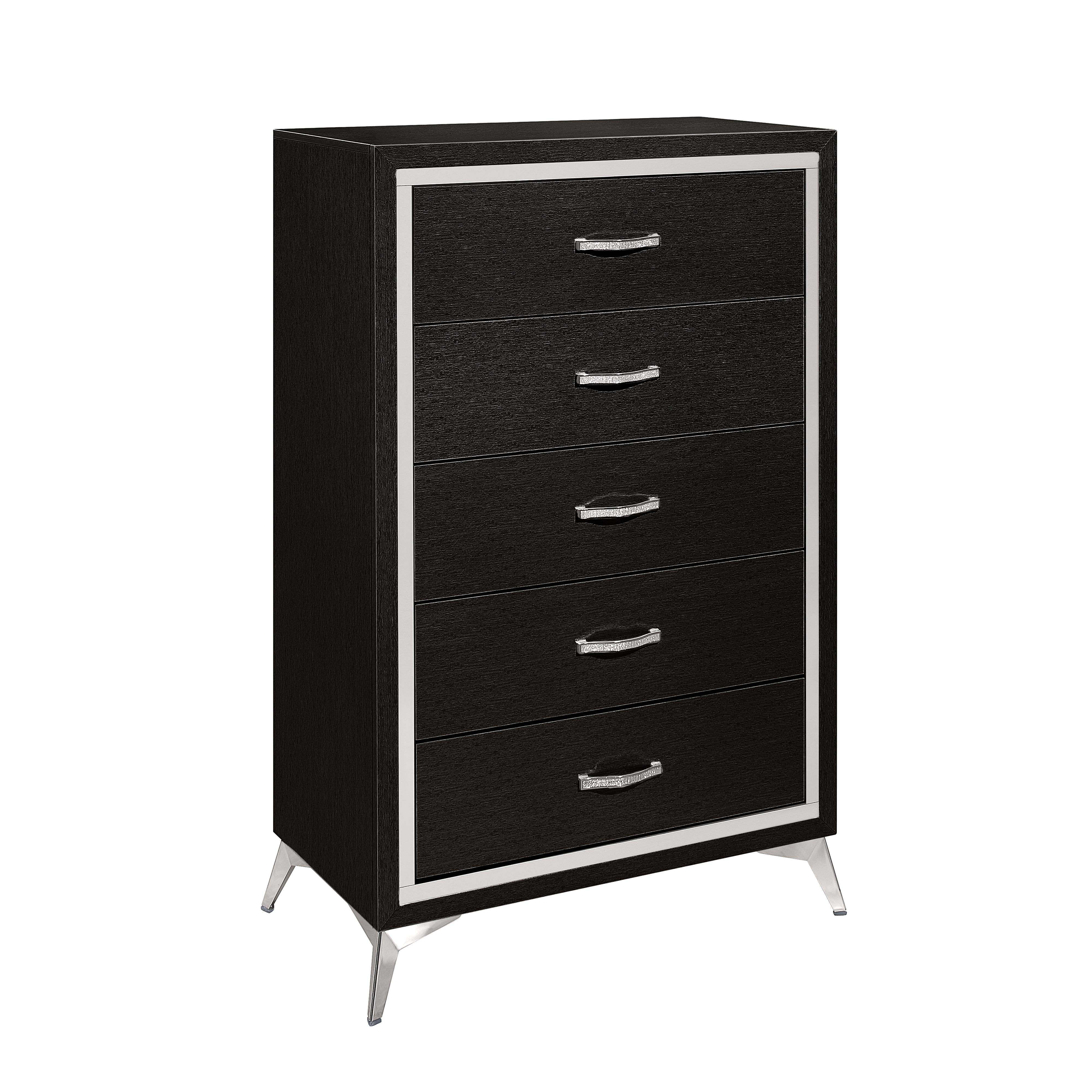 HUXLEY CHEST-BLACK - Ideal Furniture (Fresno,CA)