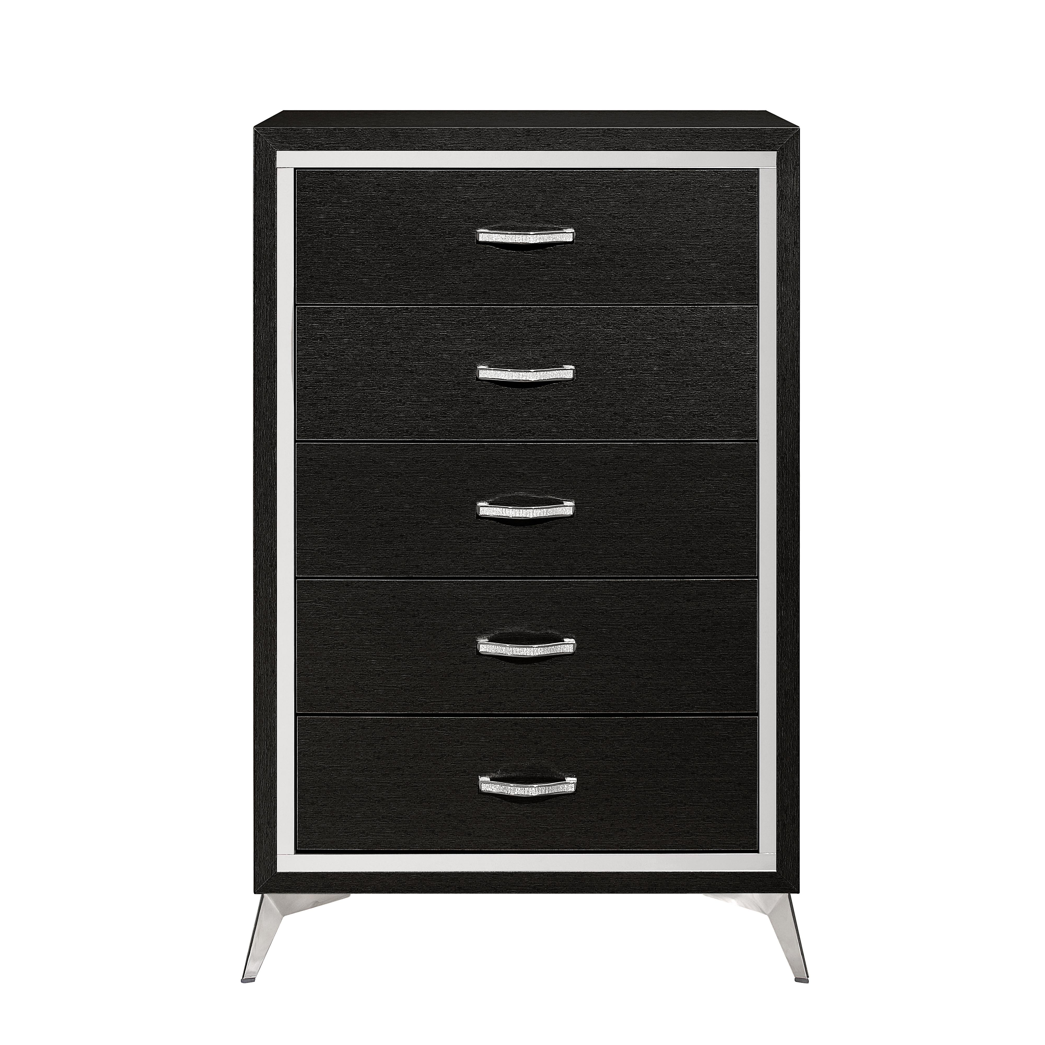 HUXLEY CHEST-BLACK - Ideal Furniture (Fresno,CA)