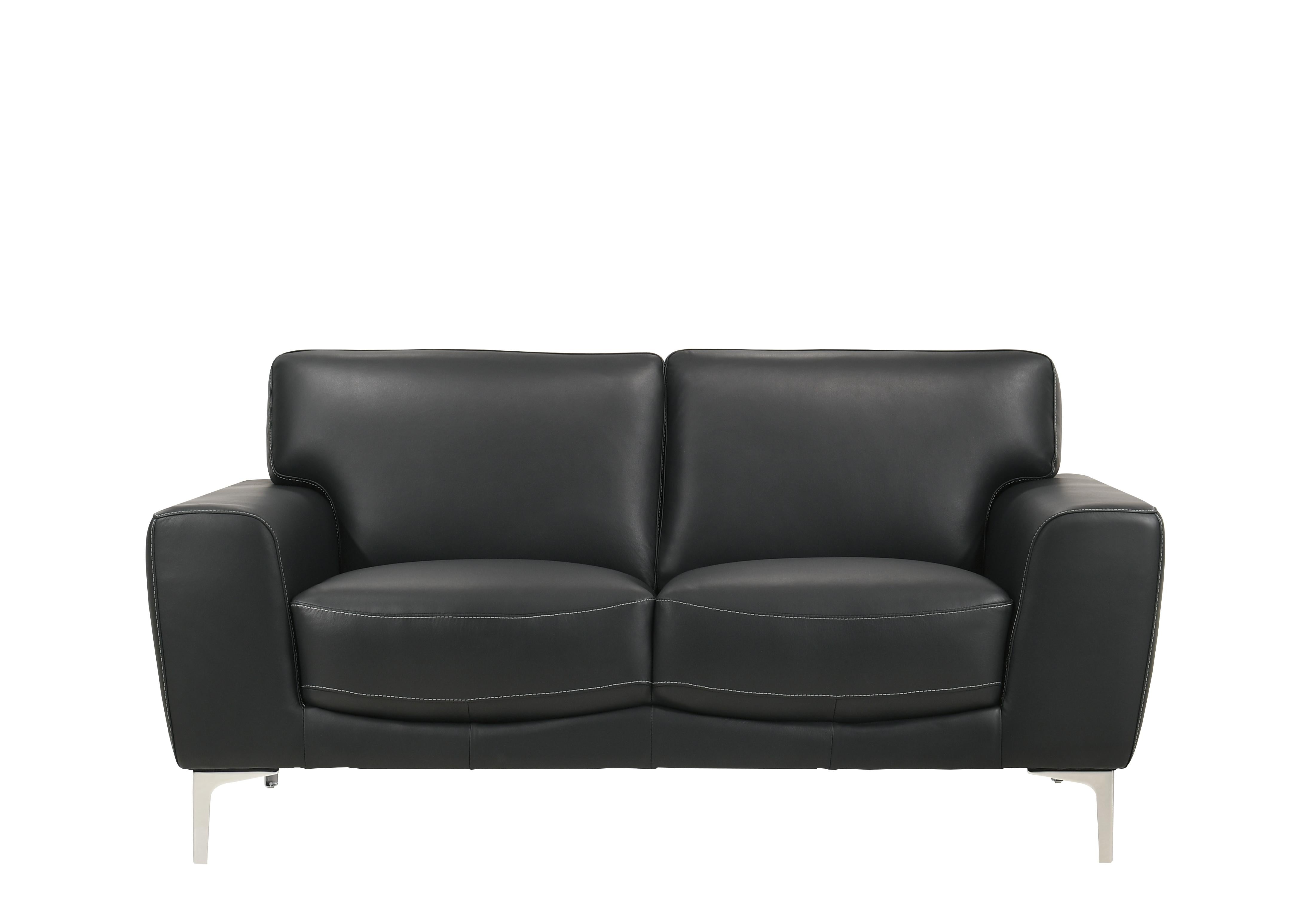 CARRARA LOVESEAT-BLACK - Ideal Furniture (Fresno,CA)