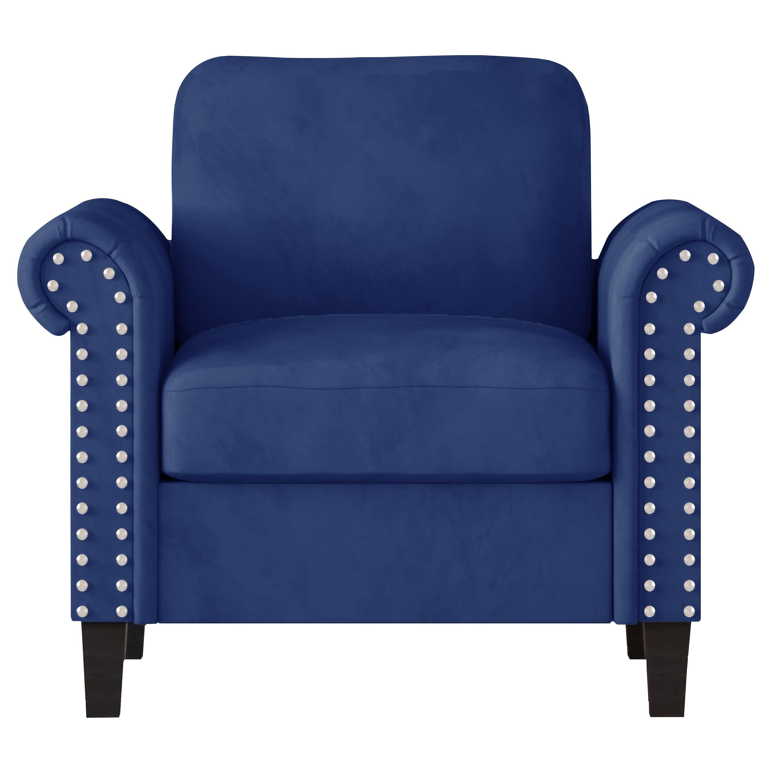 ALANI ACCENT CHAIR-DEEP BLUE - Ideal Furniture (Fresno,CA)