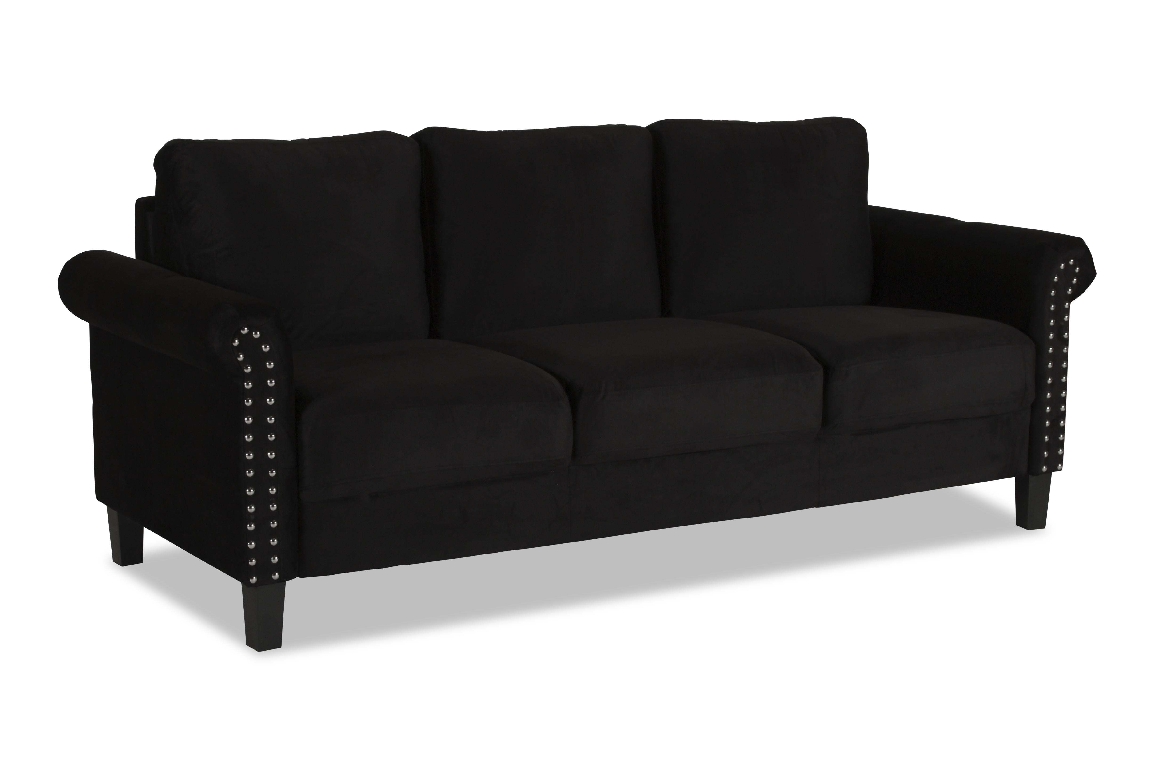 ALANI SOFA-BLACK - Ideal Furniture (Fresno,CA)