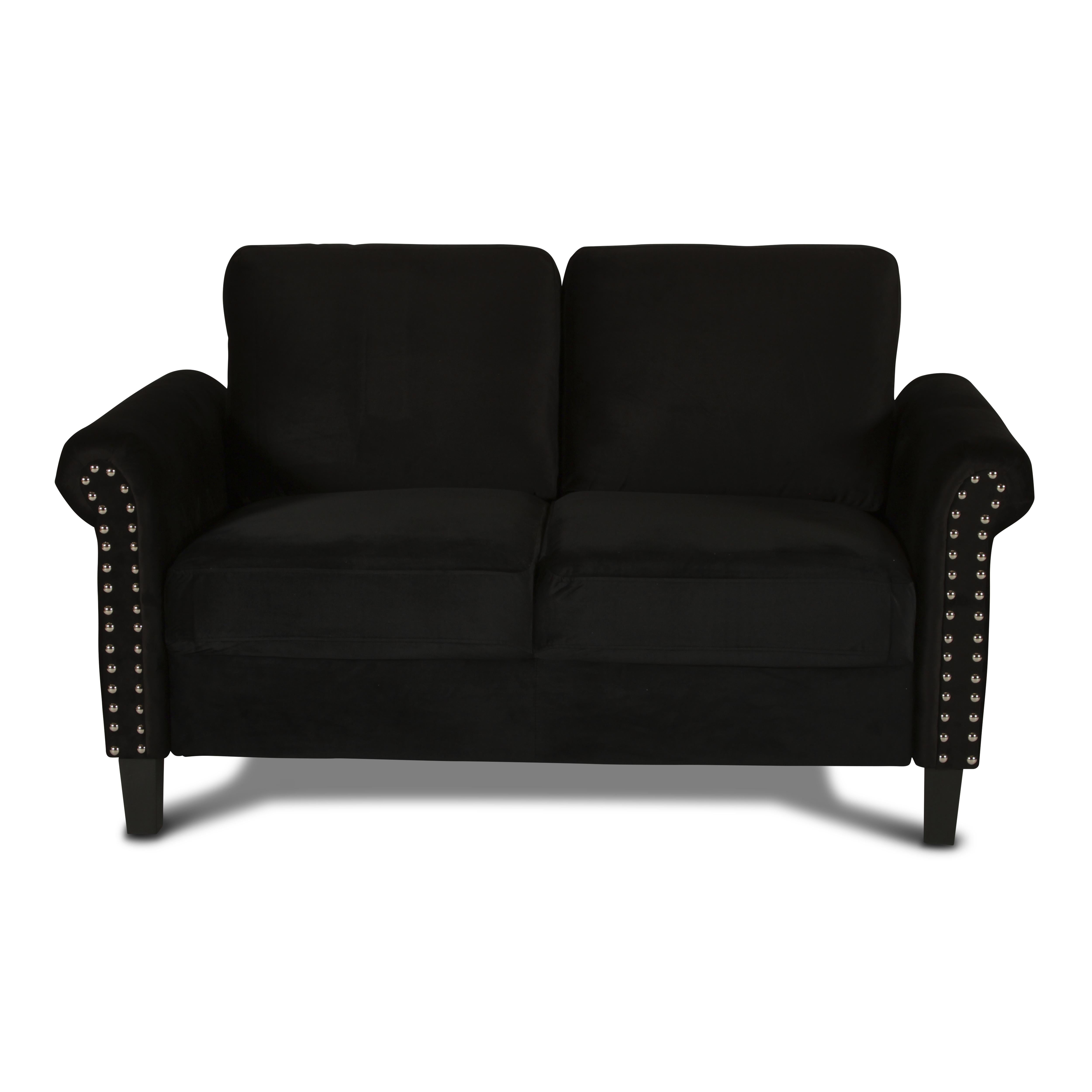 ALANI LOVESEAT-BLACK - Ideal Furniture (Fresno,CA)