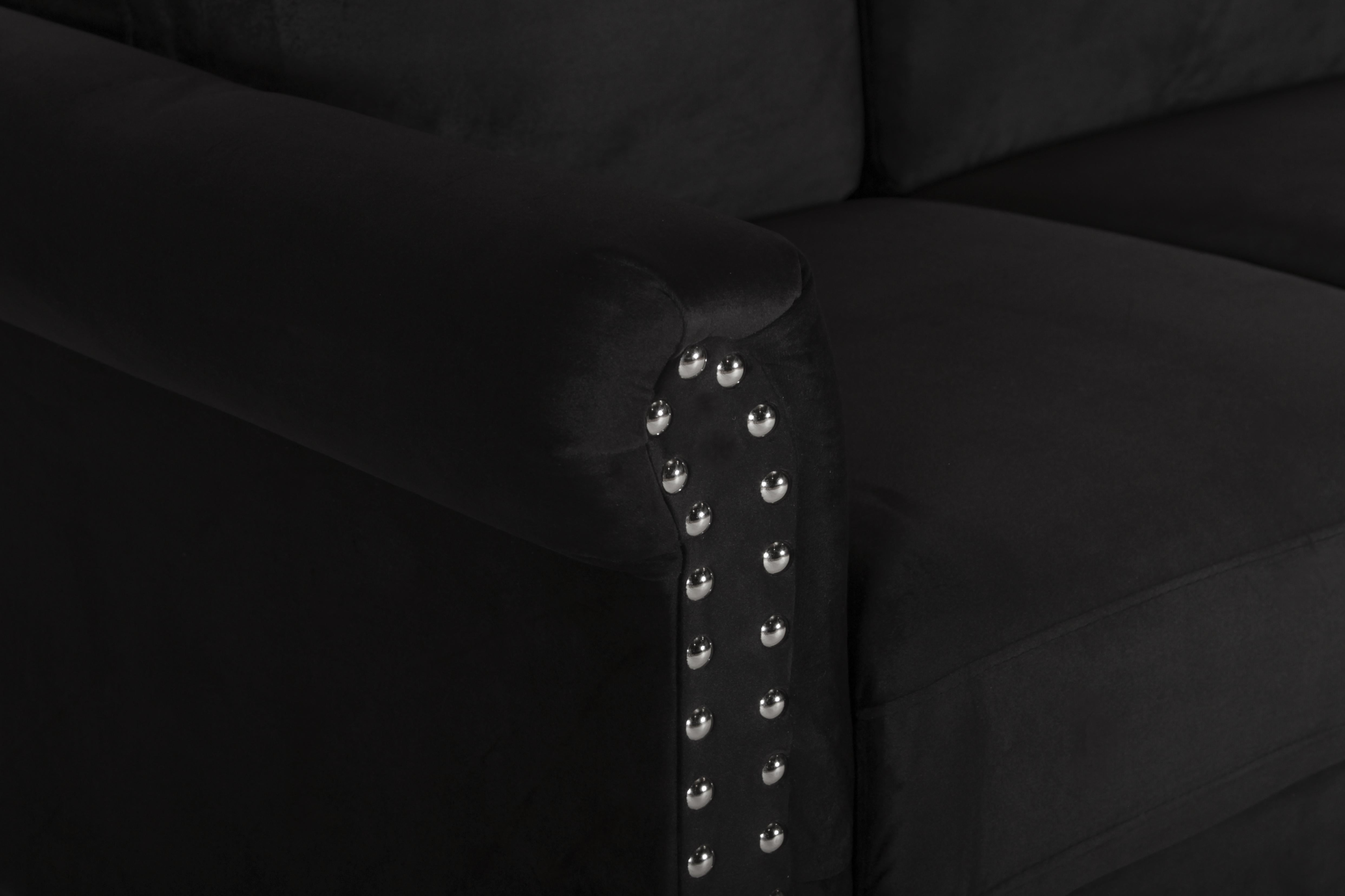 ALANI LOVESEAT-BLACK - Ideal Furniture (Fresno,CA)