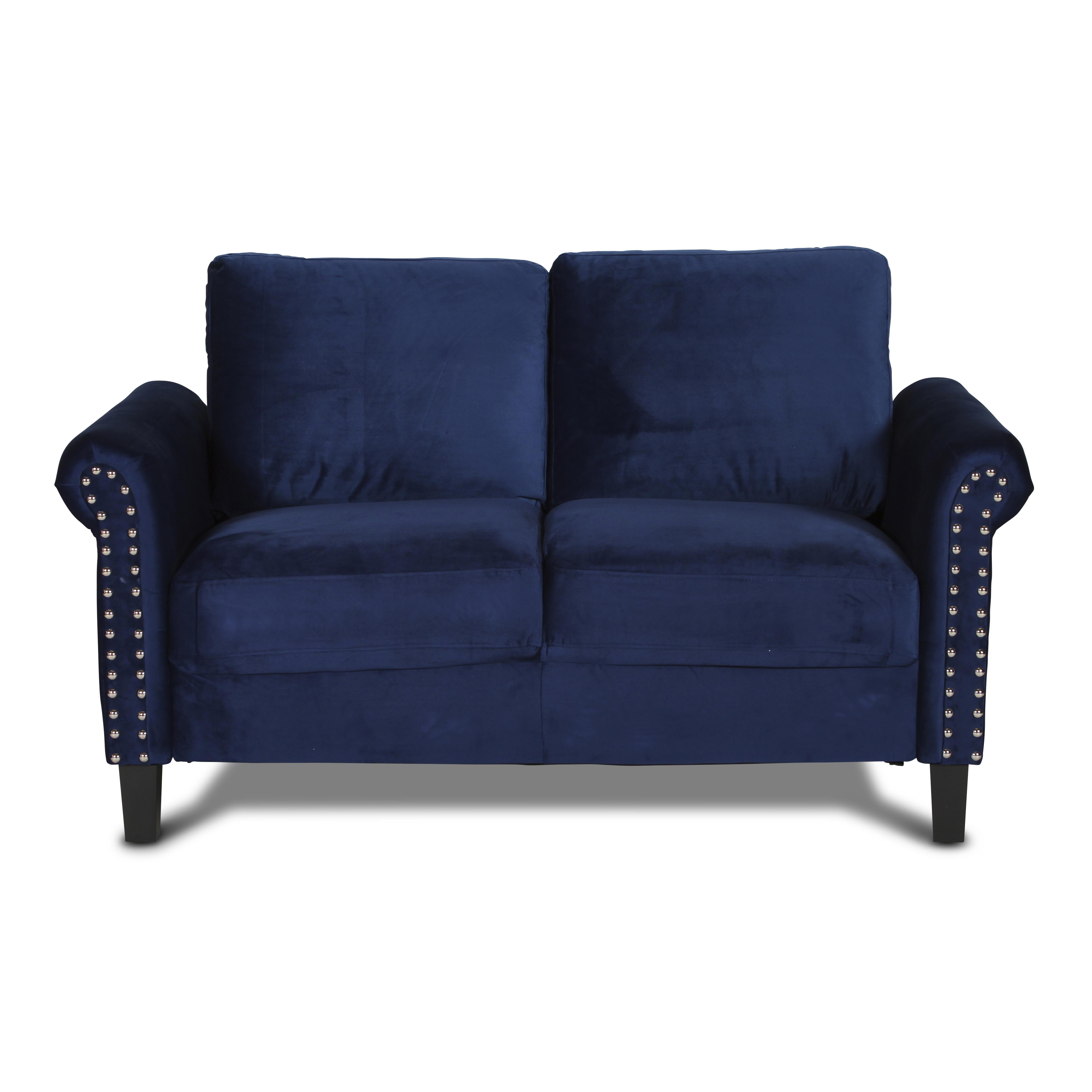 ALANI LOVESEAT-DEEP BLUE - Ideal Furniture (Fresno,CA)