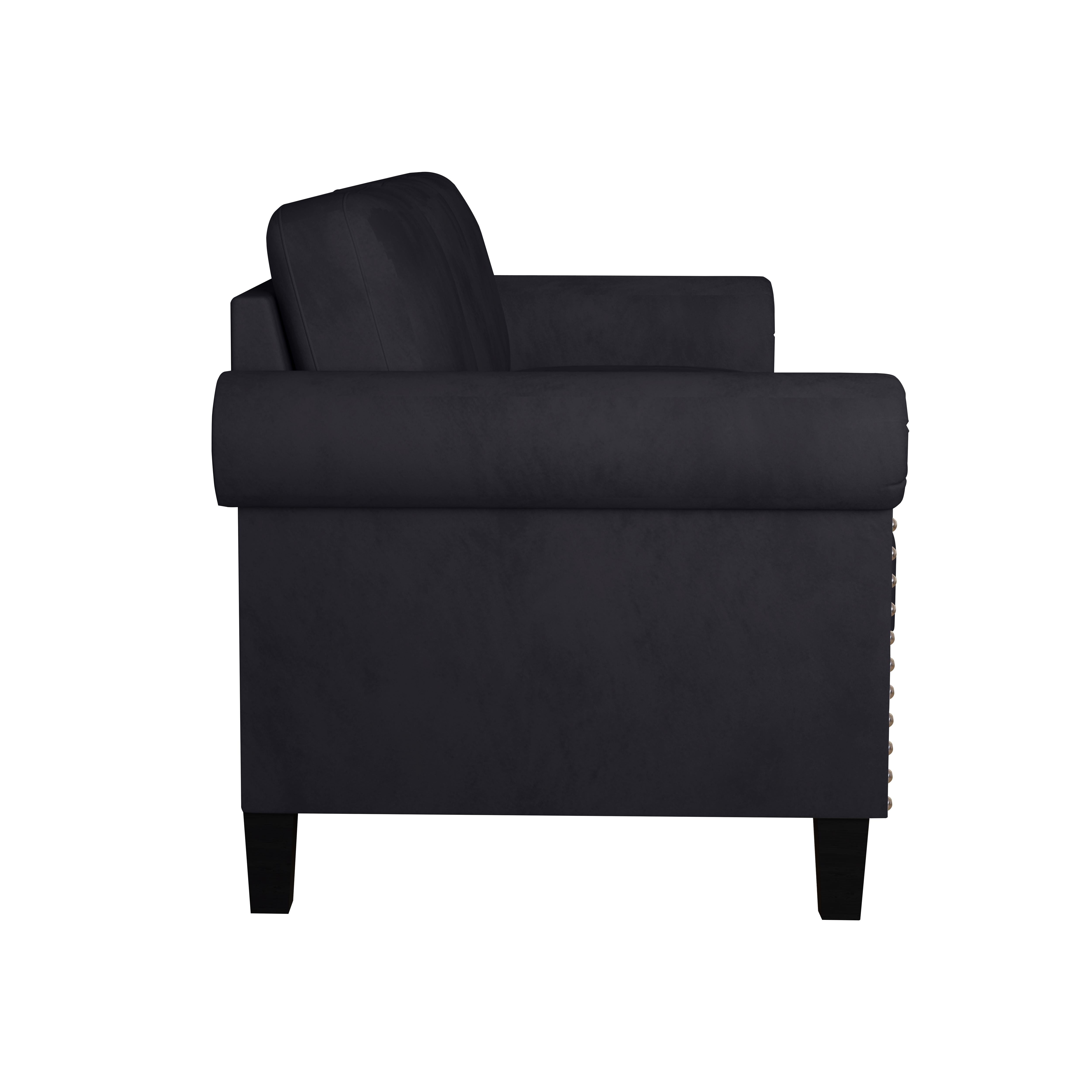 ALANI ACCENT CHAIR-BLACK - Ideal Furniture (Fresno,CA)