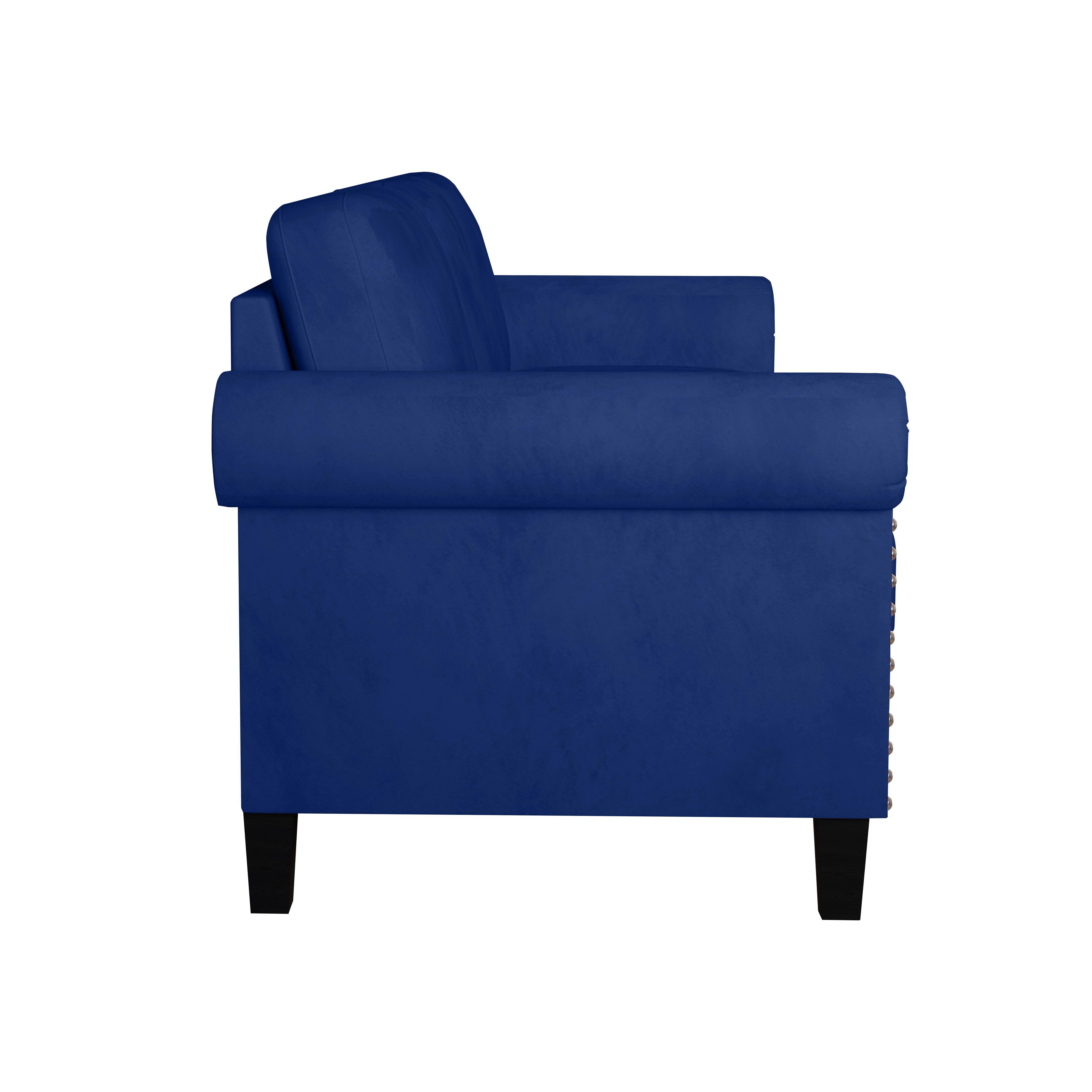 ALANI ACCENT CHAIR-DEEP BLUE - Ideal Furniture (Fresno,CA)