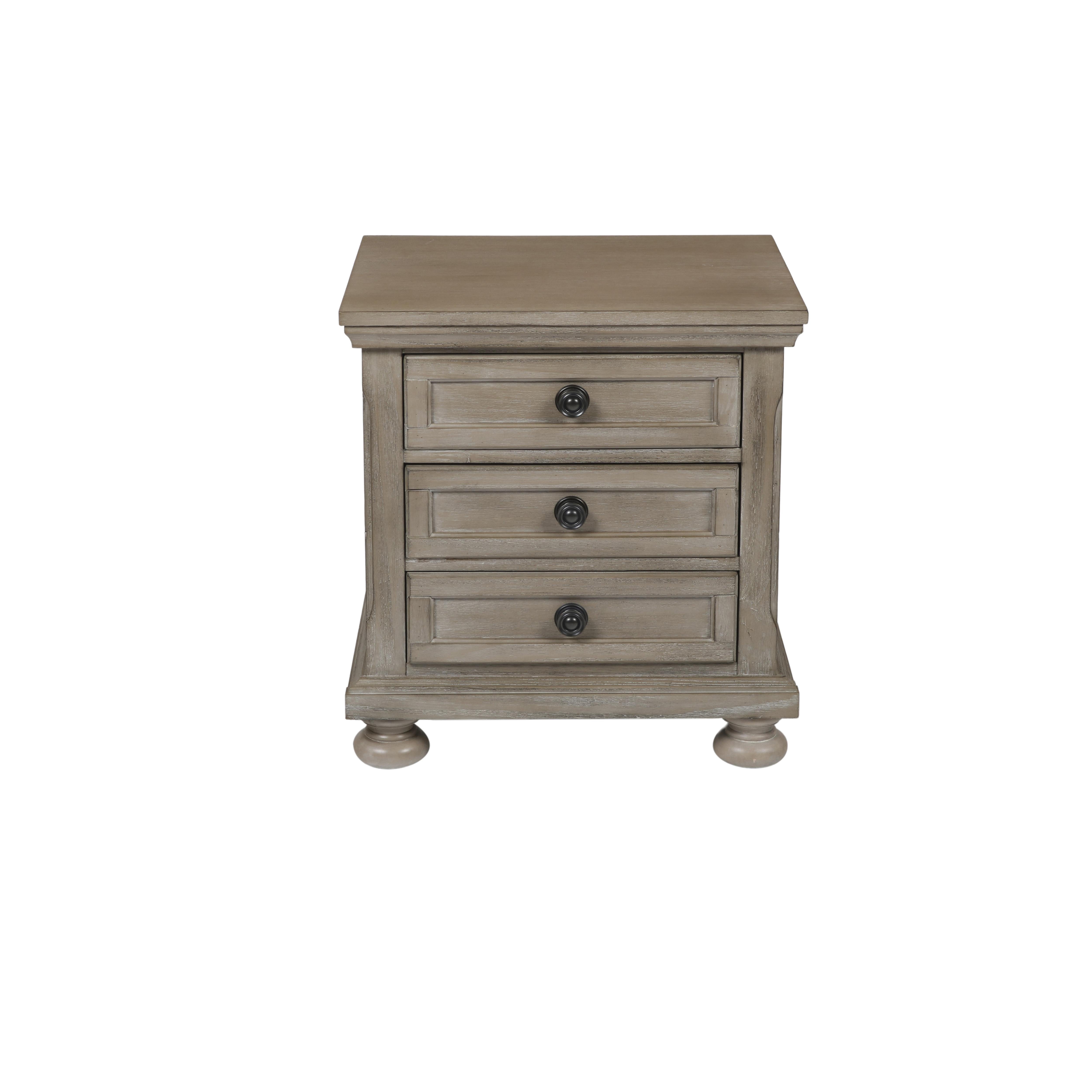 ALLEGRA YOUTH NIGHTSTAND-PEWTER - Ideal Furniture (Fresno,CA)