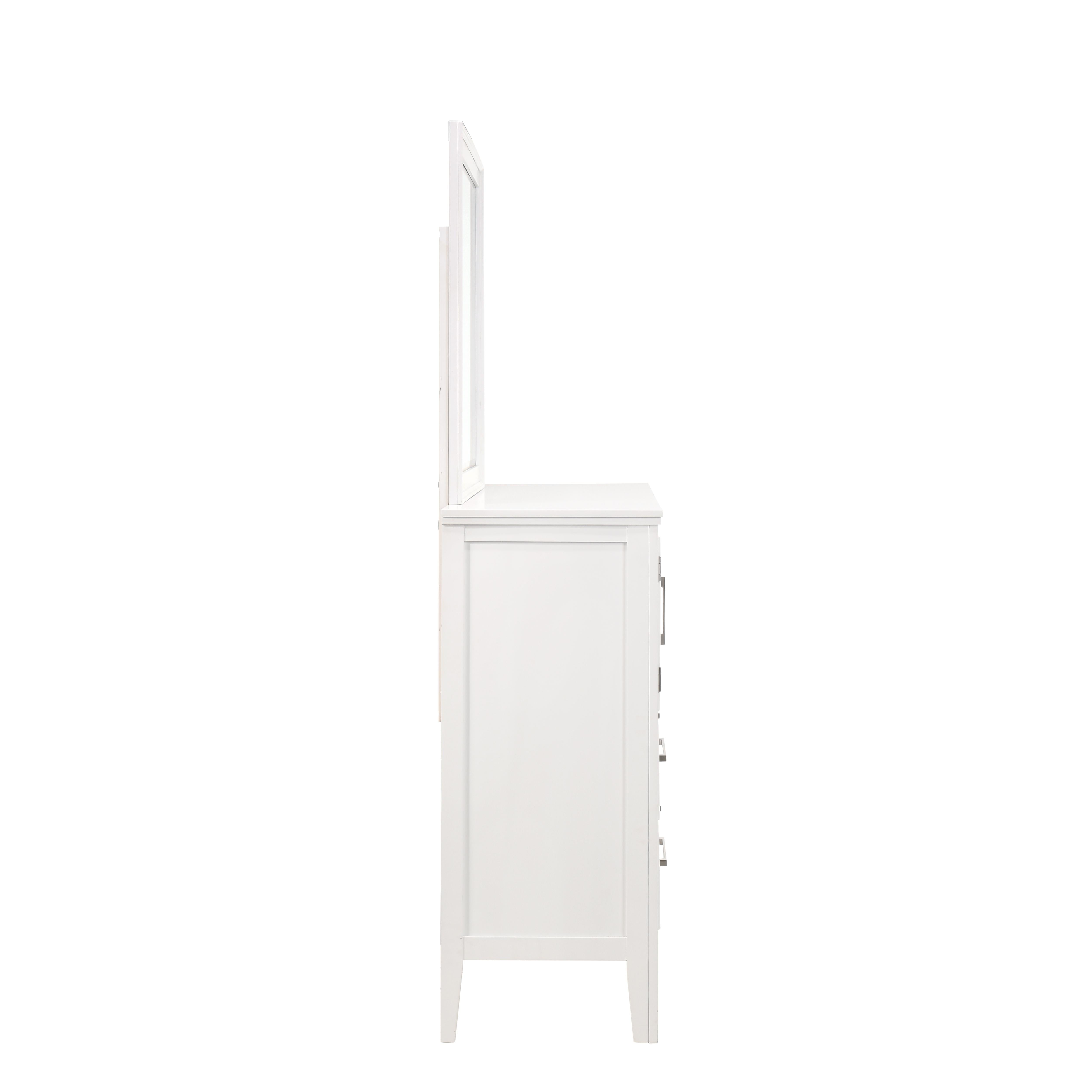 ANDOVER MIRROR-WHITE - Ideal Furniture (Fresno,CA)