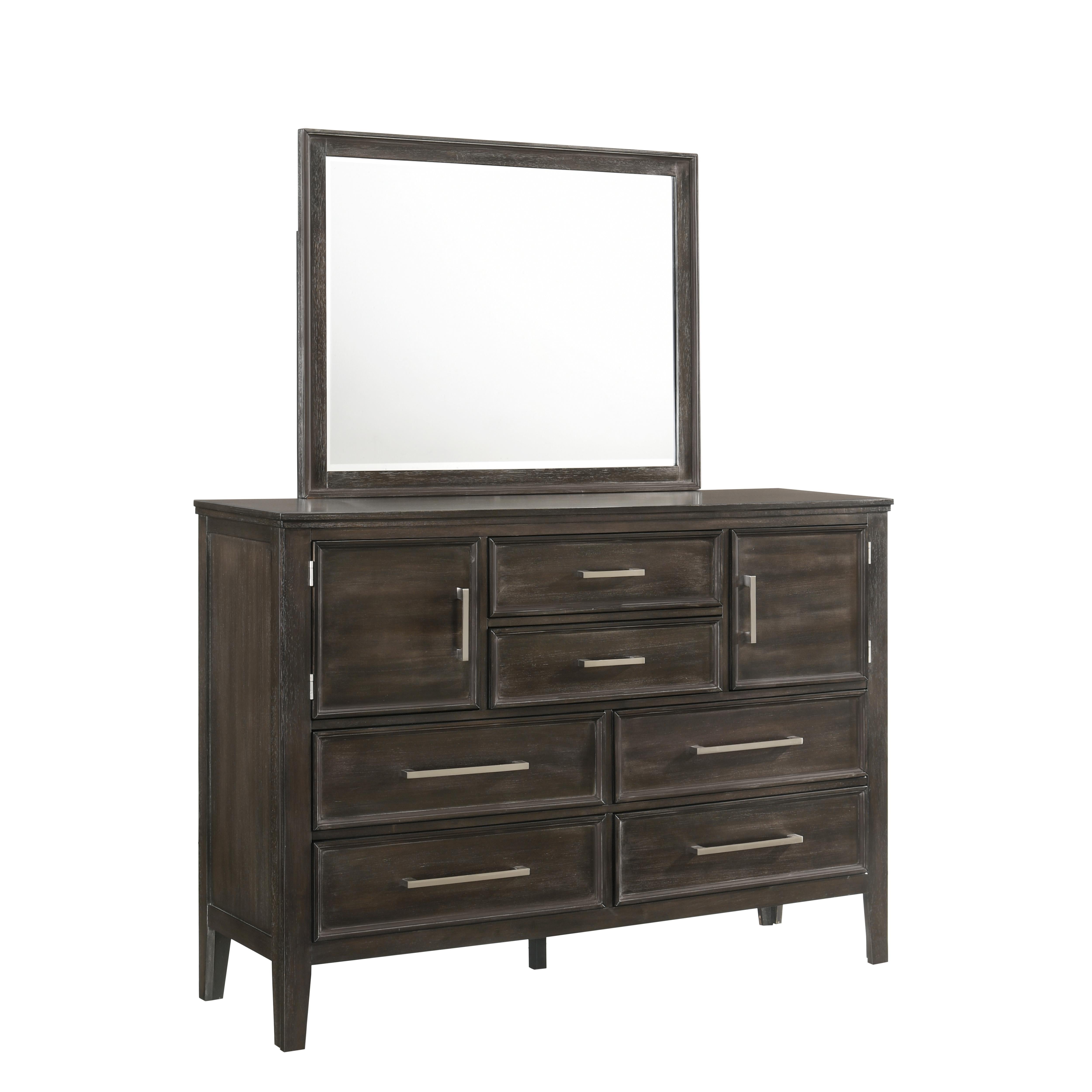 ANDOVER 60" DRESSER W/DOORS-NUTMEG