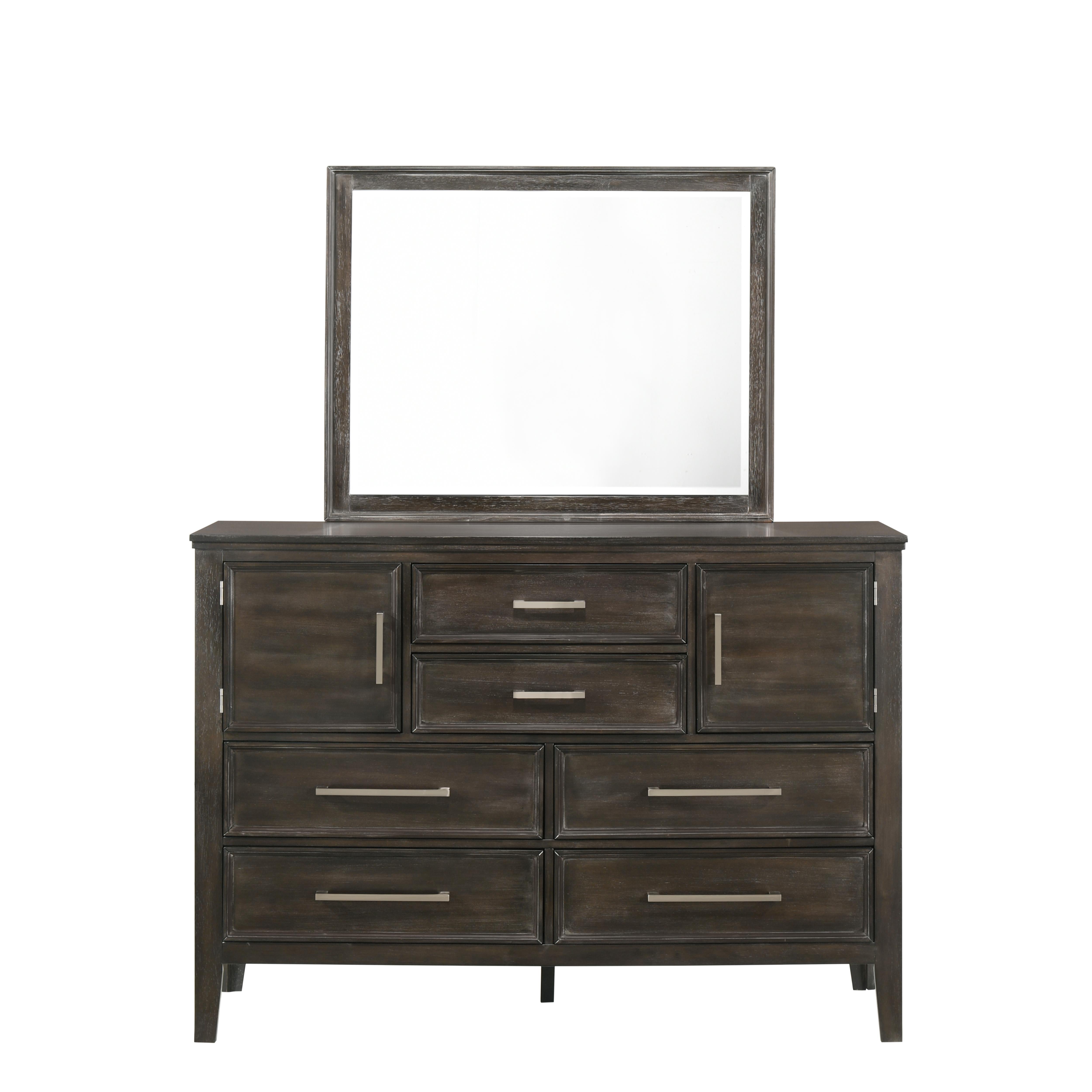 ANDOVER 60" DRESSER W/DOORS-NUTMEG - Ideal Furniture (Fresno,CA)