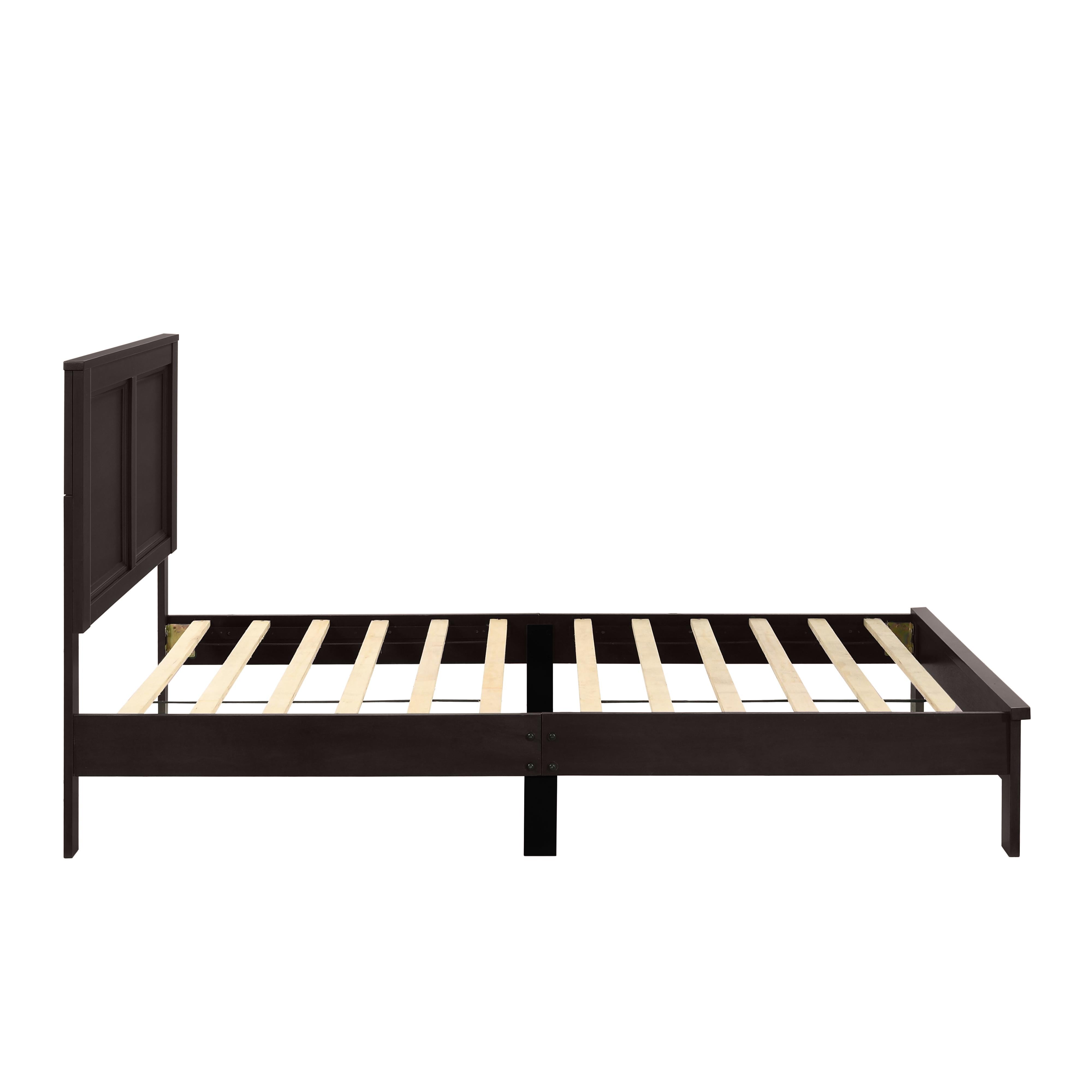 ARIES 4/6 F PANEL BED-HB/FB/RAILS-MERLOT - Ideal Furniture (Fresno,CA)