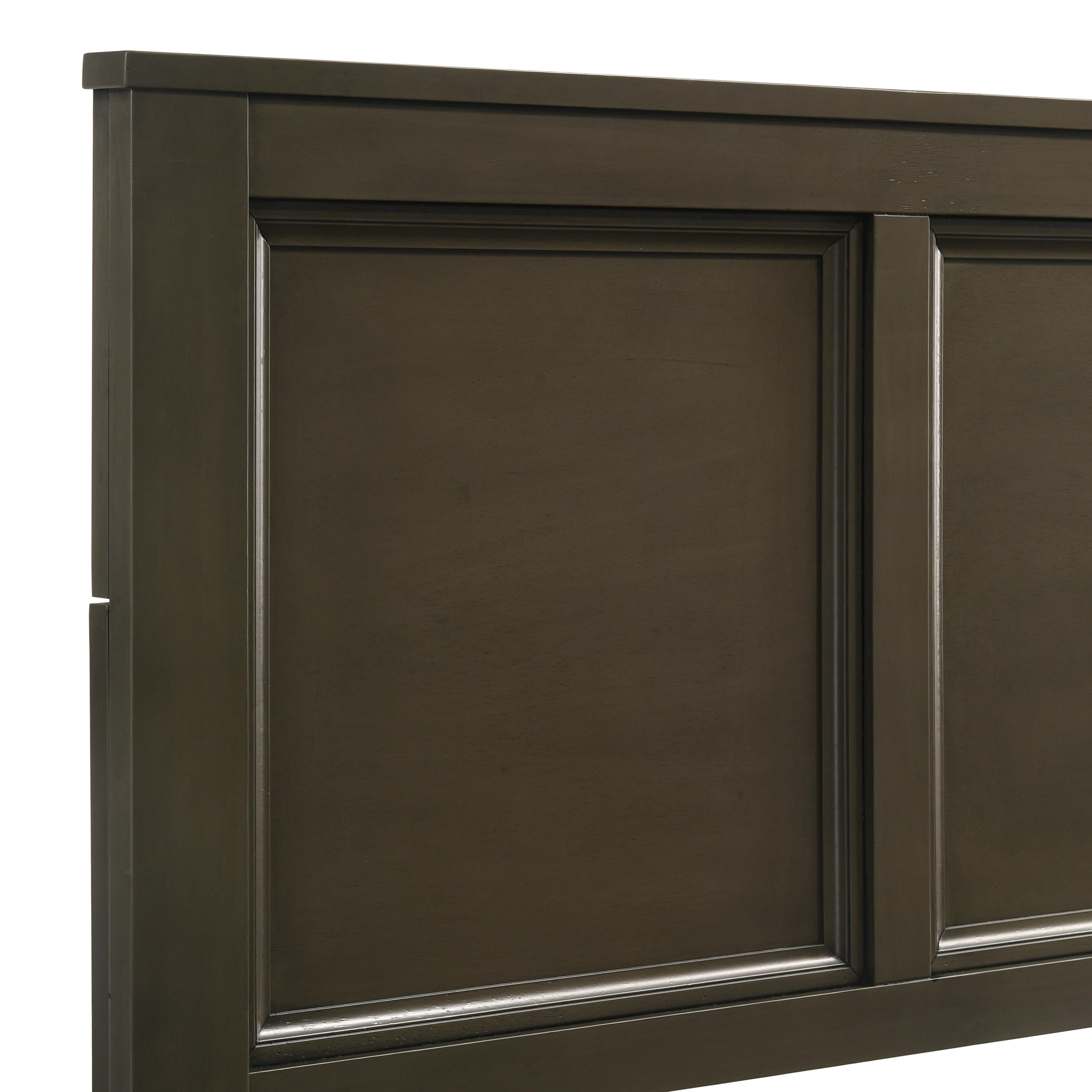 ARIES 4/6 F PANEL BED-HB/FB/RAILS-GRAY - Ideal Furniture (Fresno,CA)