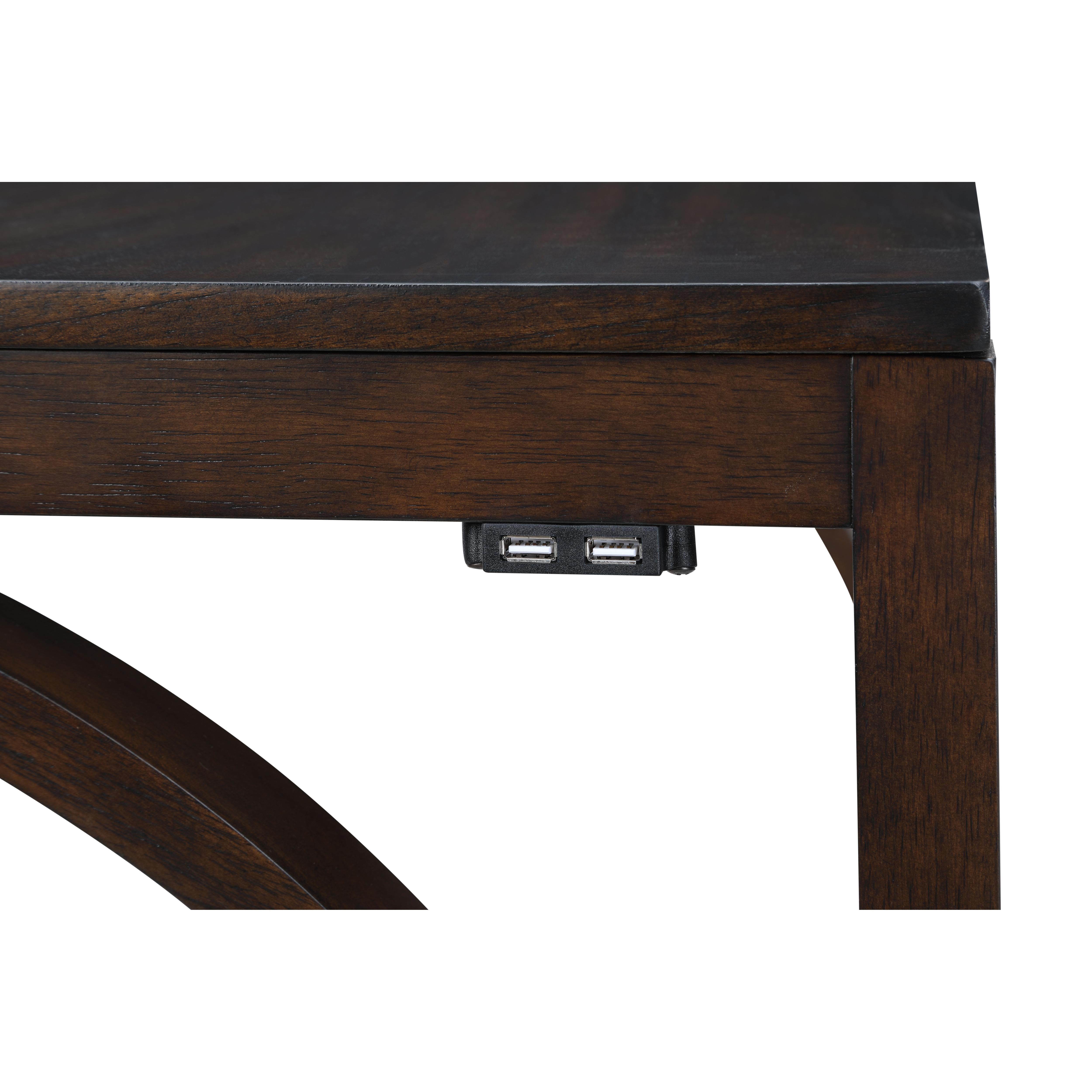 BELLA COUNTER TABLE & 2 STOOLS-CHERRY - Ideal Furniture (Fresno,CA)