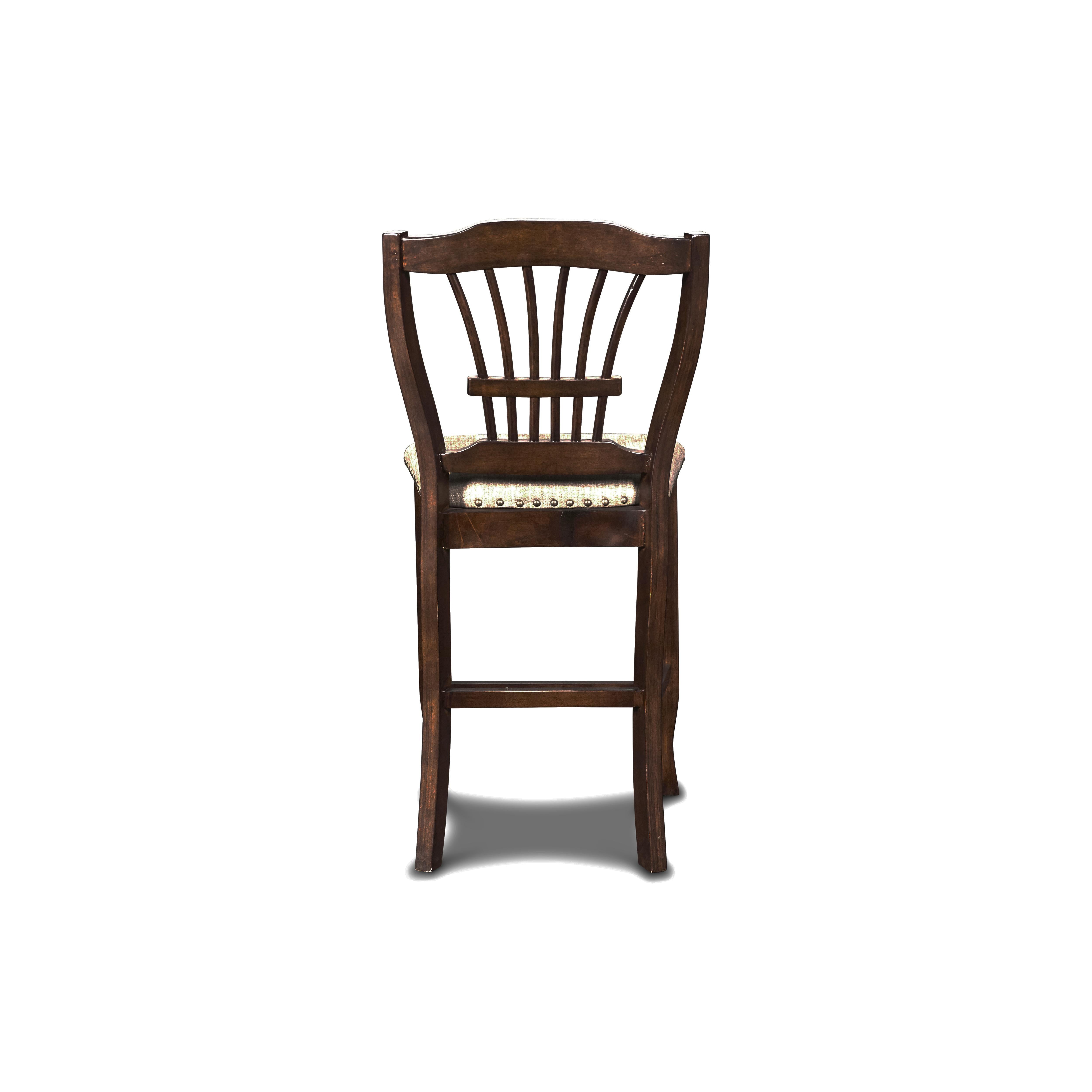 BIXBY COUNTER CHAIR (2 PER CARTON)-ESPRESSO - Ideal Furniture (Fresno,CA)