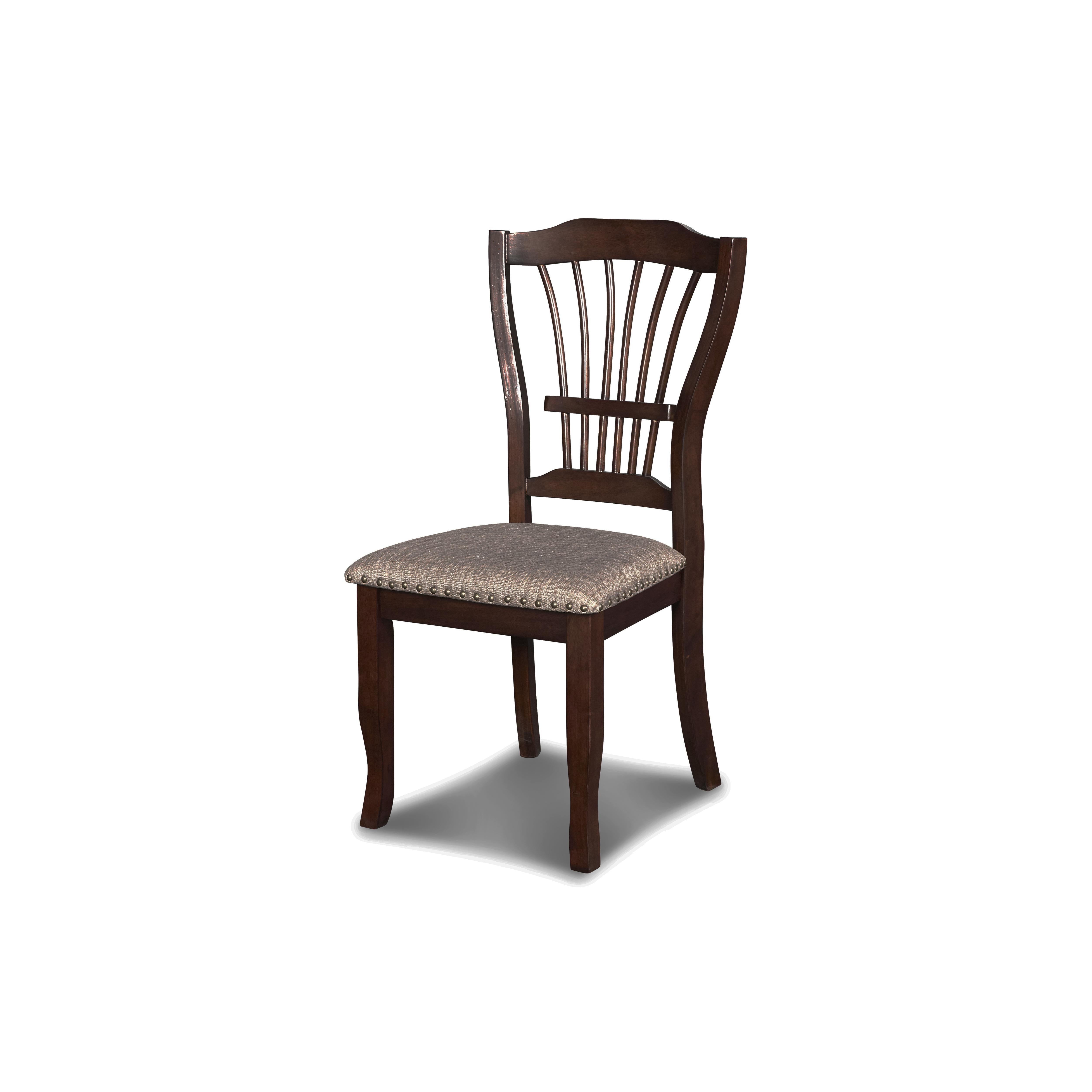 BIXBY DINING CHAIR (2 PER CARTON)-ESPRESSO - Ideal Furniture (Fresno,CA)
