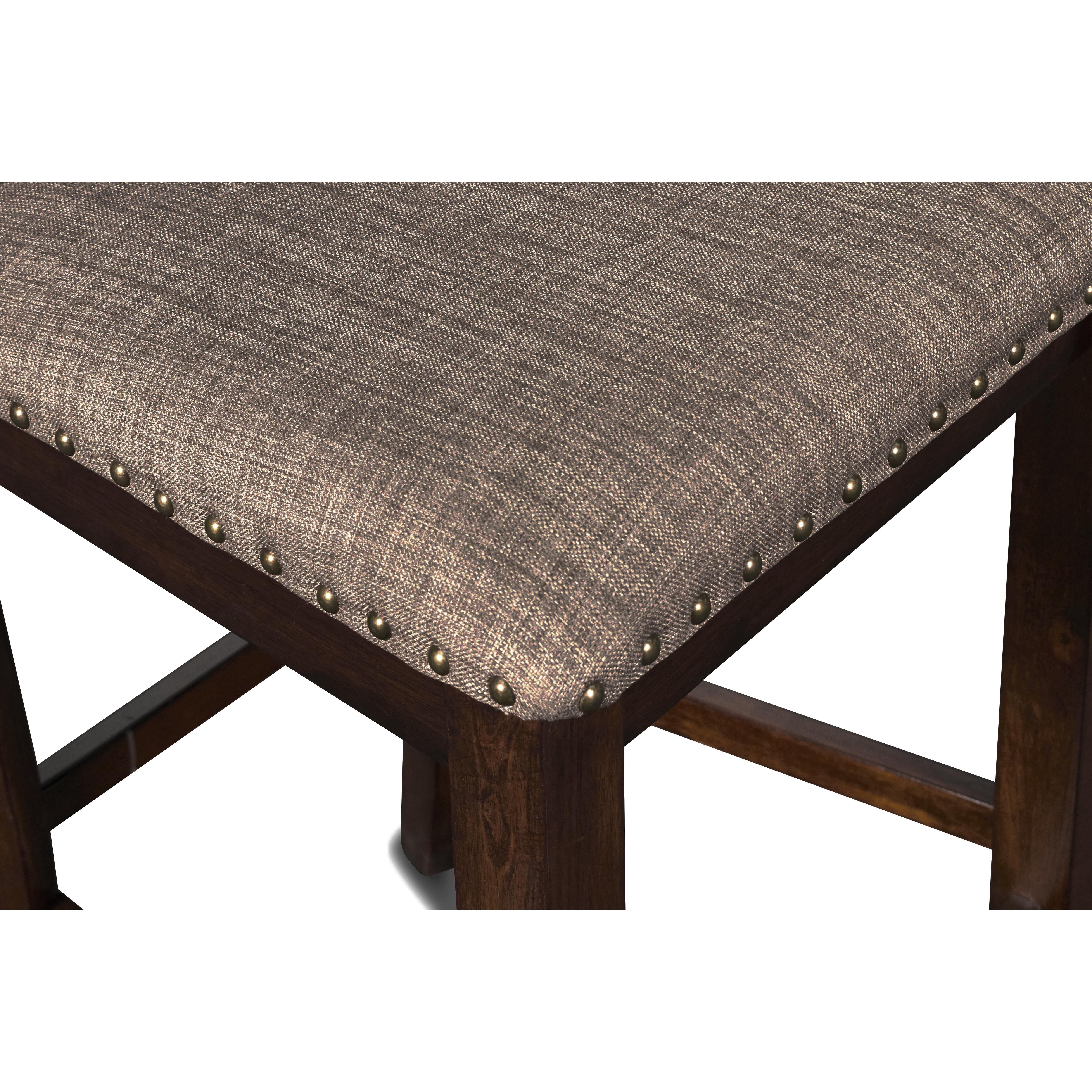 BIXBY COUNTER CHAIR (2 PER CARTON)-ESPRESSO - Ideal Furniture (Fresno,CA)