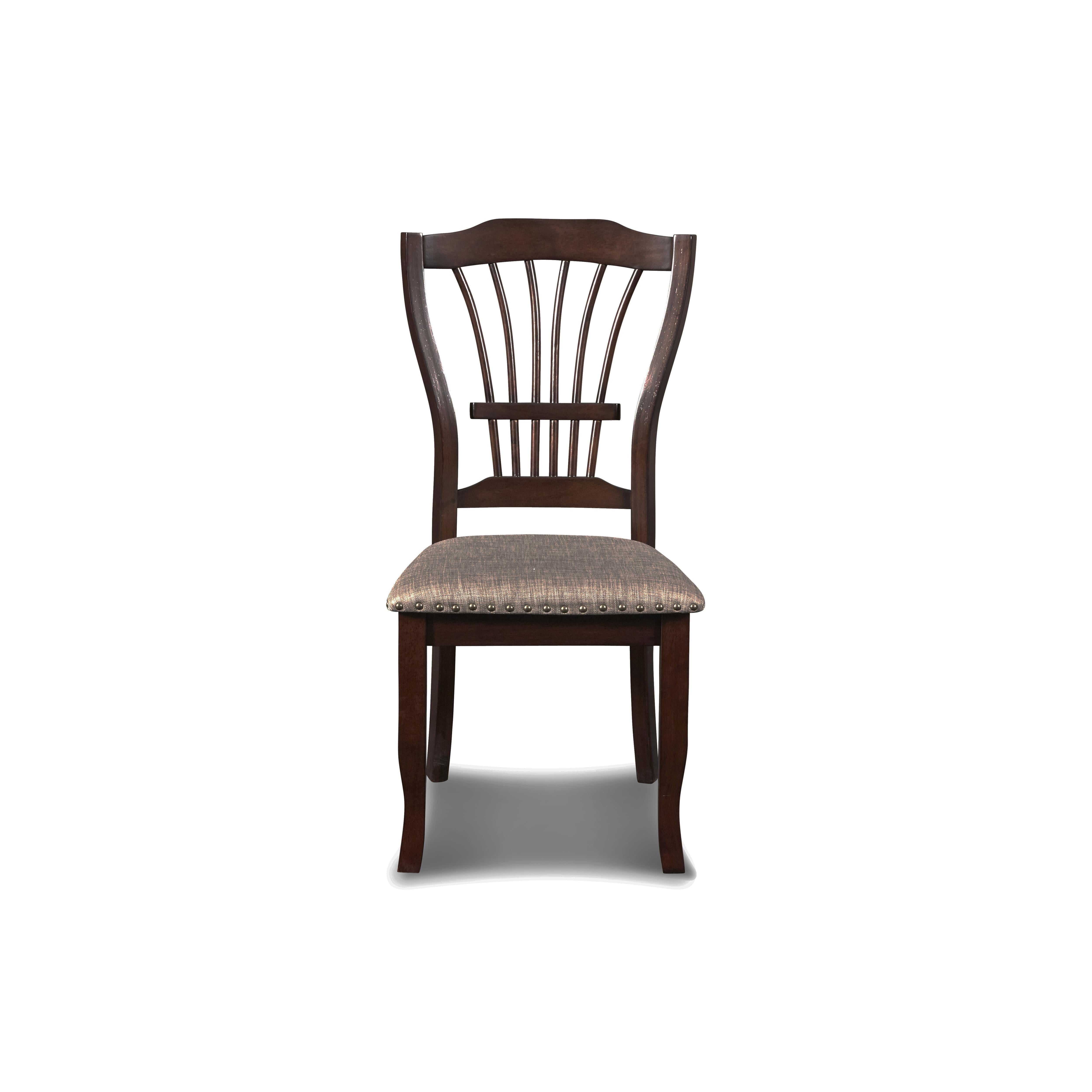 BIXBY DINING CHAIR (2 PER CARTON)-ESPRESSO - Ideal Furniture (Fresno,CA)