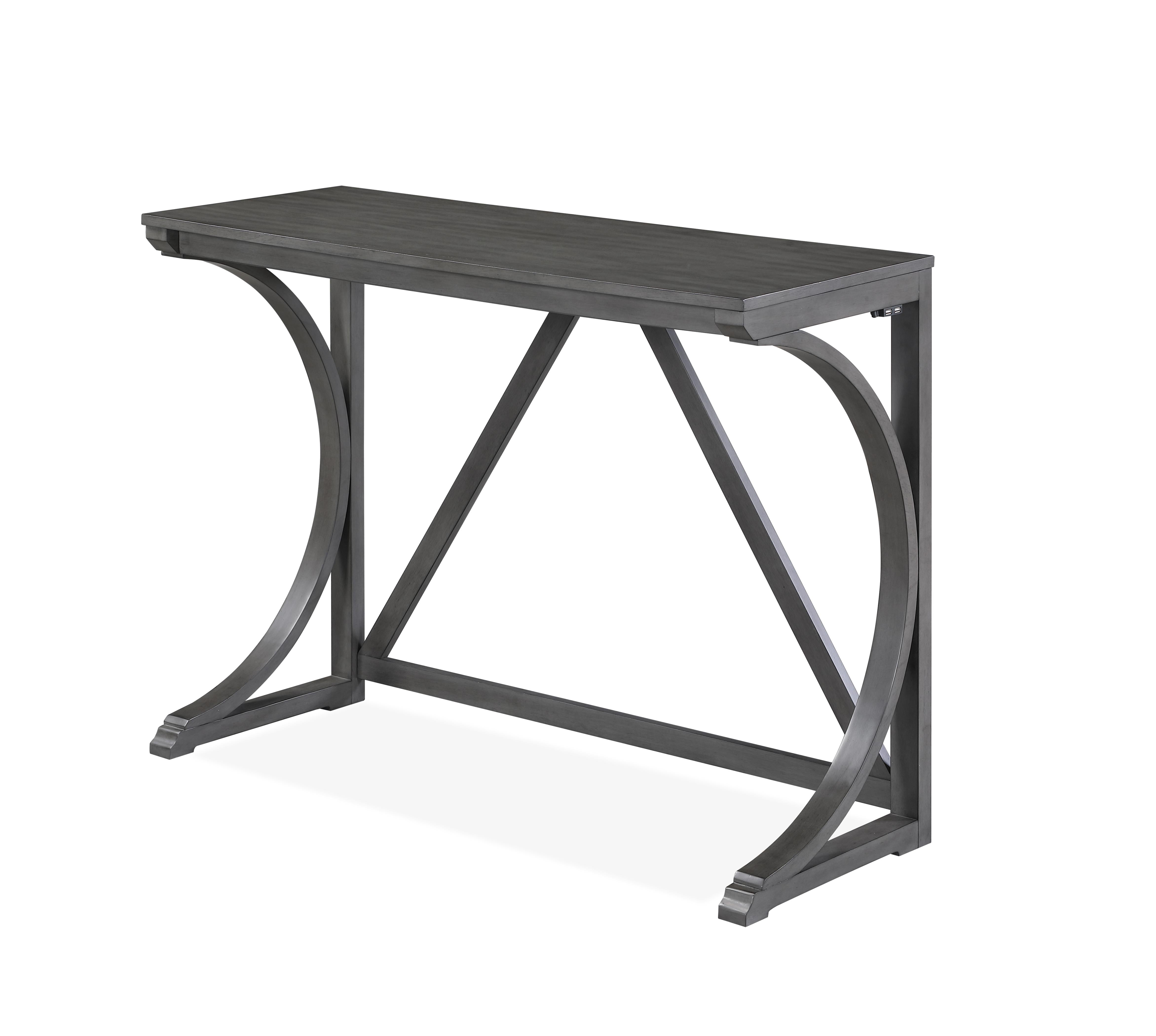 BELLA COUNTER TABLE & 2 STOOLS-GRAY - Ideal Furniture (Fresno,CA)
