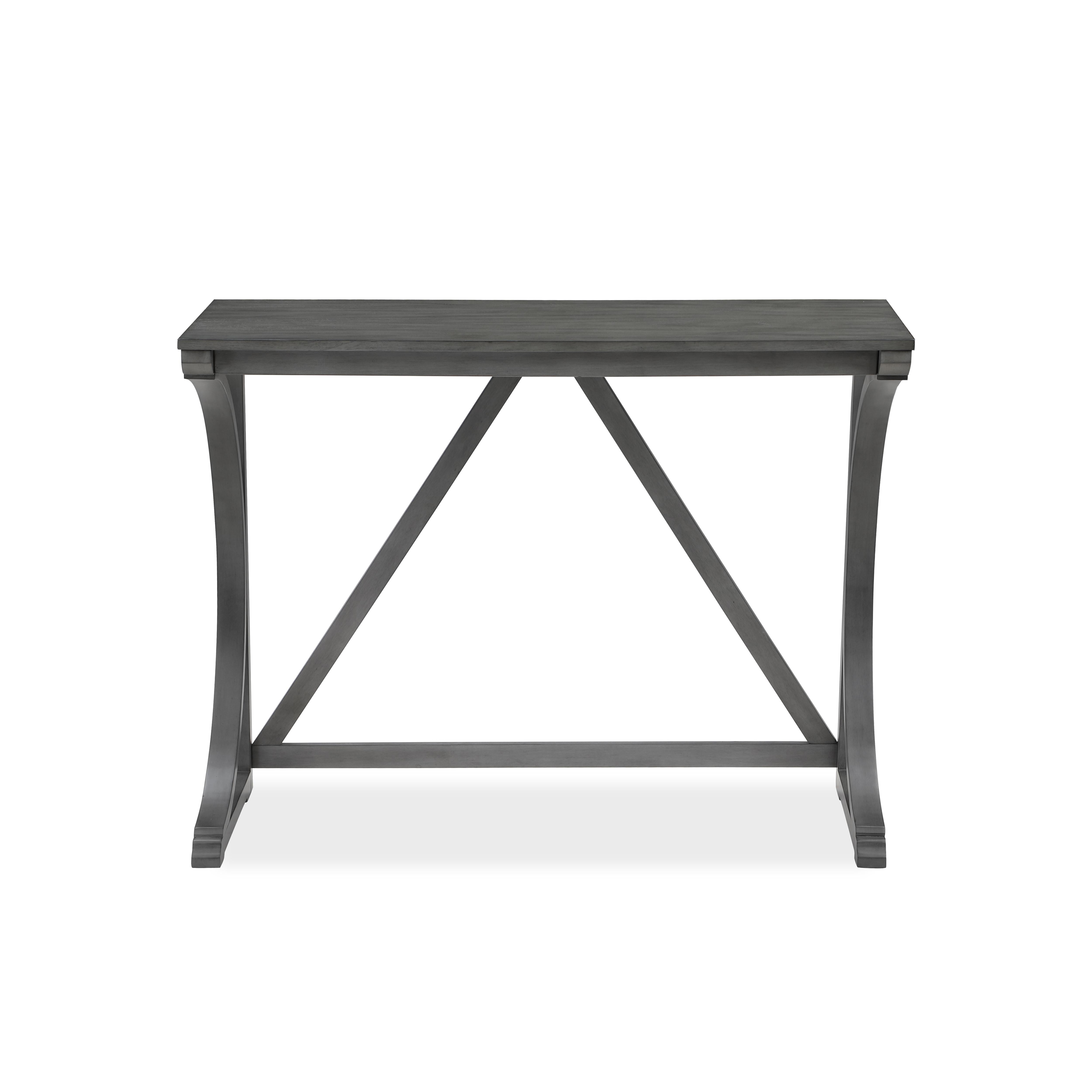 BELLA COUNTER TABLE & 2 STOOLS-GRAY - Ideal Furniture (Fresno,CA)