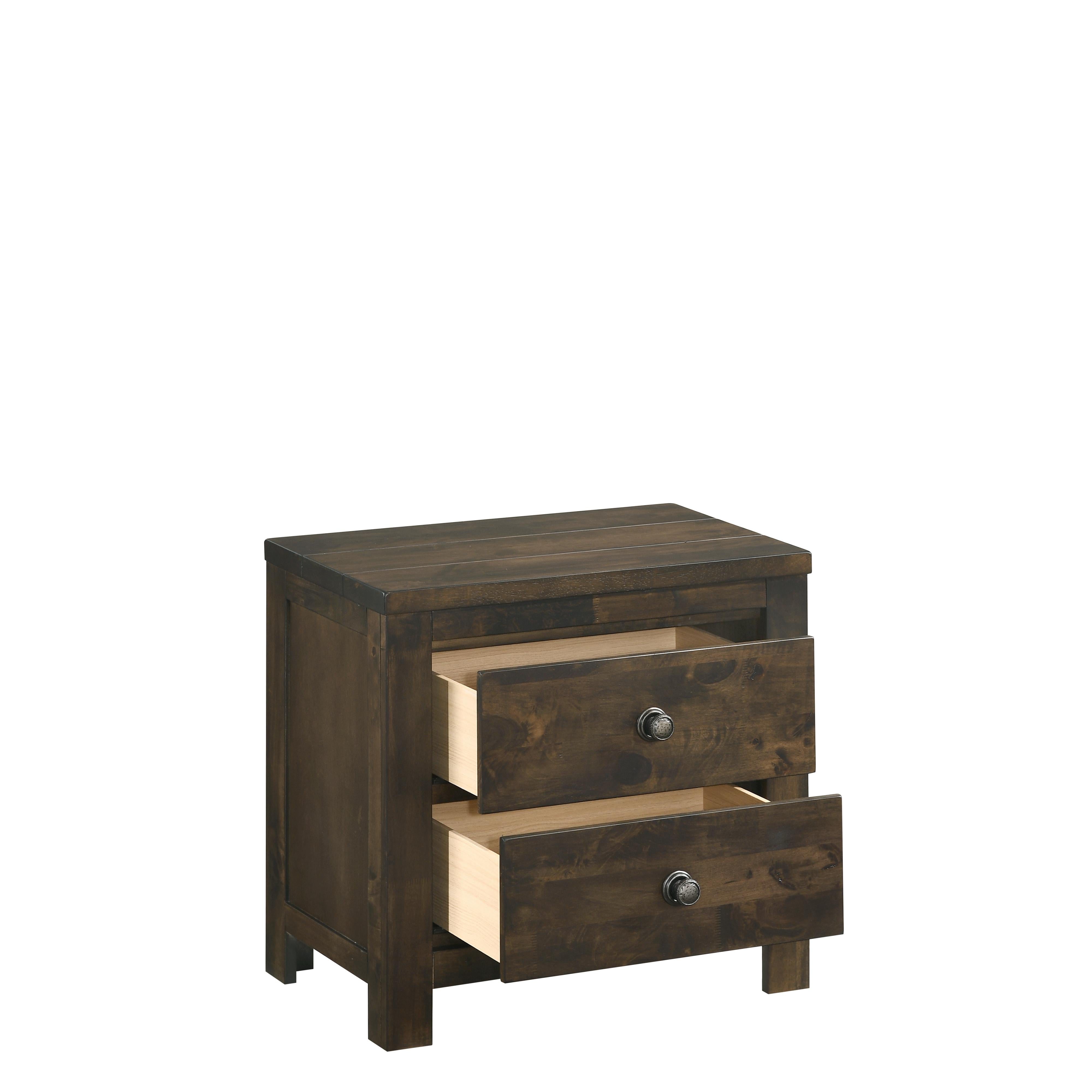BLUE RIDGE NIGHTSTAND-RUSTIC GRAY - Ideal Furniture (Fresno,CA)