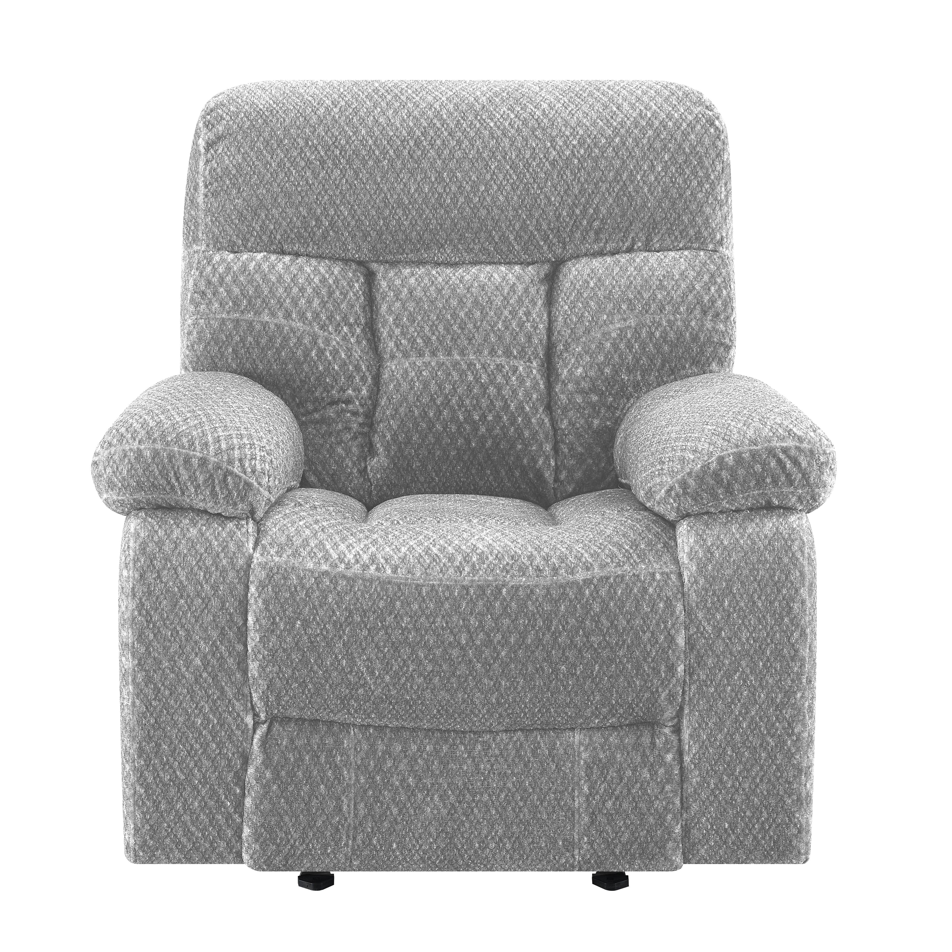 BRAVO GLIDER RECLINER-STONE - Ideal Furniture (Fresno,CA)