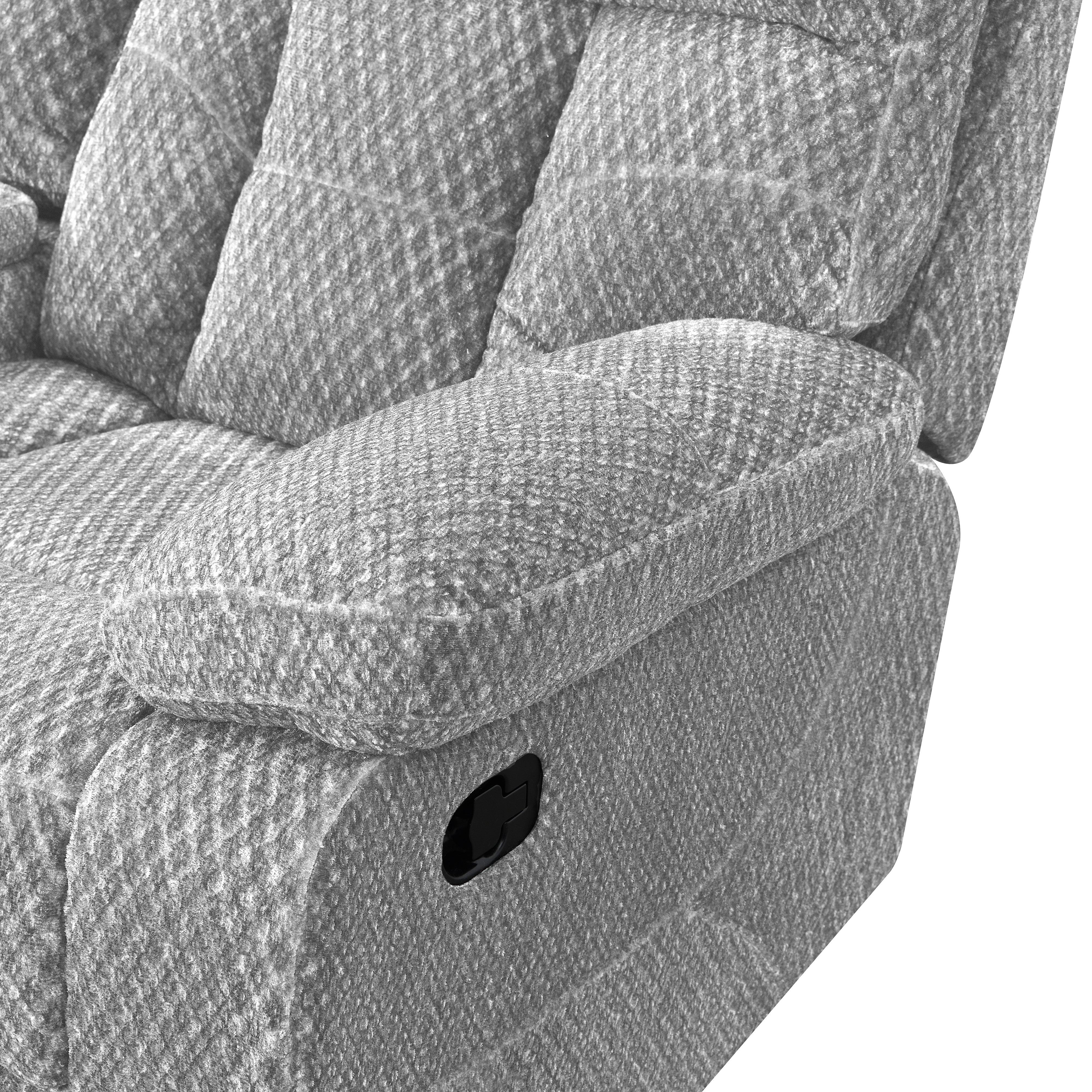 BRAVO GLIDER RECLINER-STONE - Ideal Furniture (Fresno,CA)