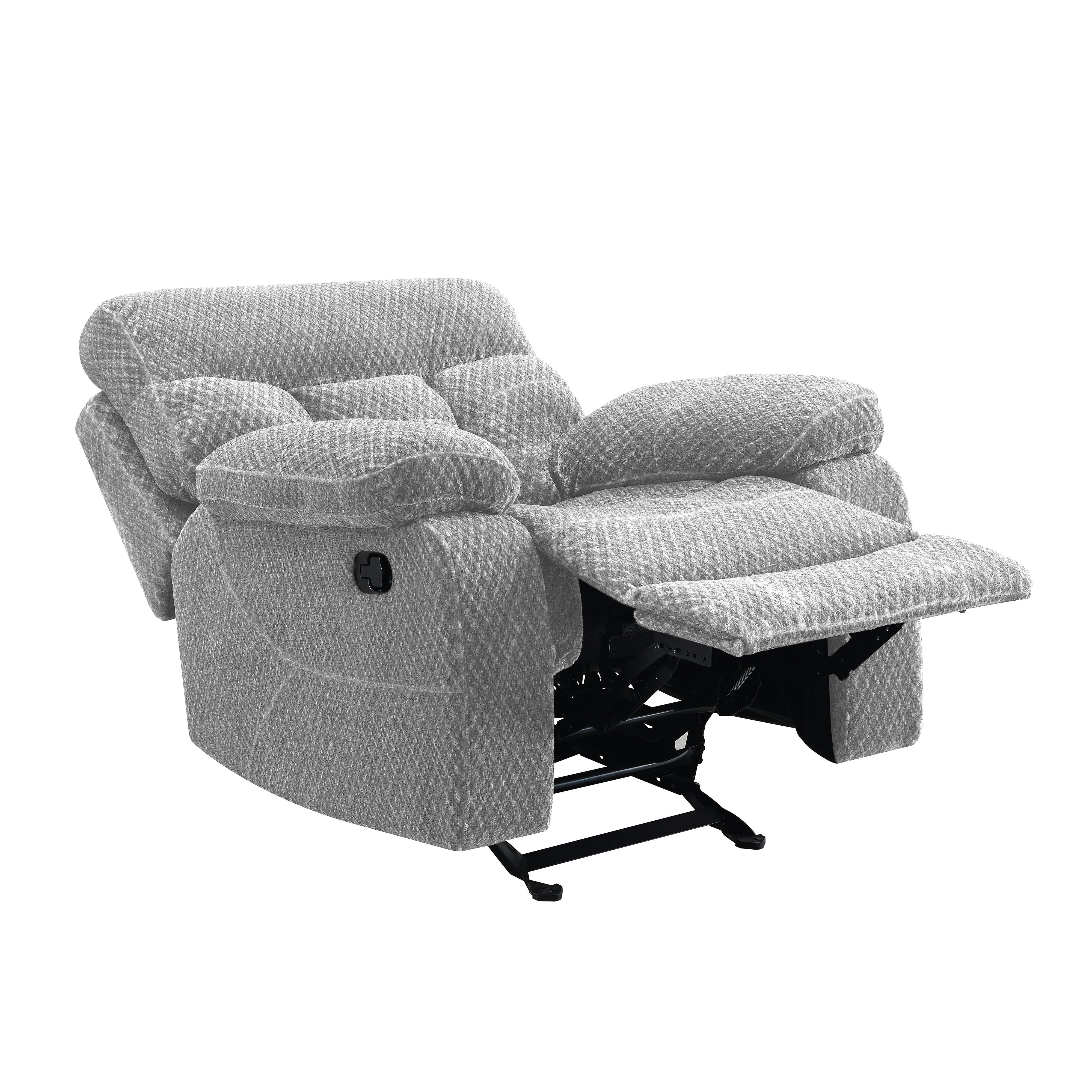 BRAVO GLIDER RECLINER-STONE - Ideal Furniture (Fresno,CA)