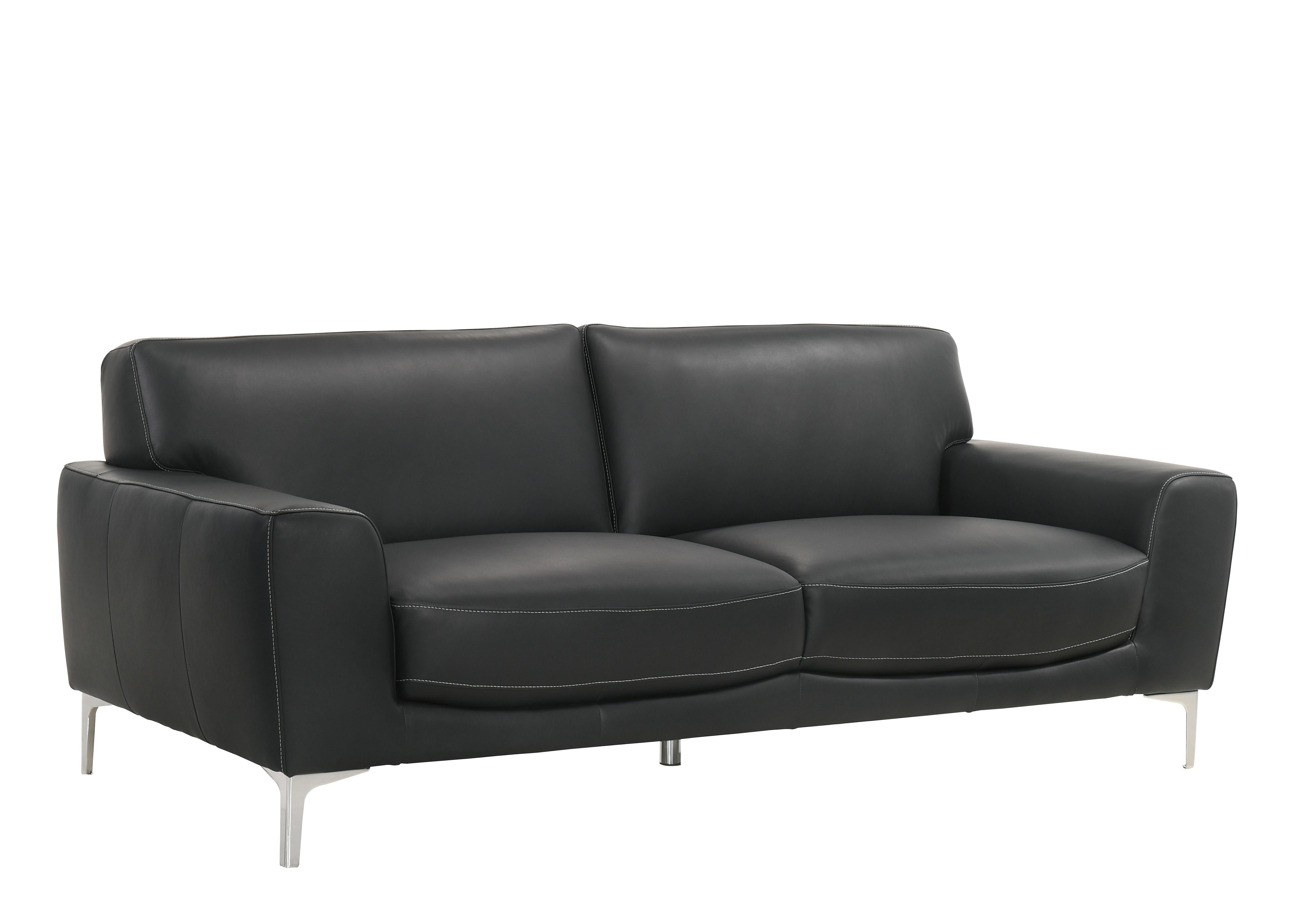 CARRARA SOFA-BLACK - Ideal Furniture (Fresno,CA)