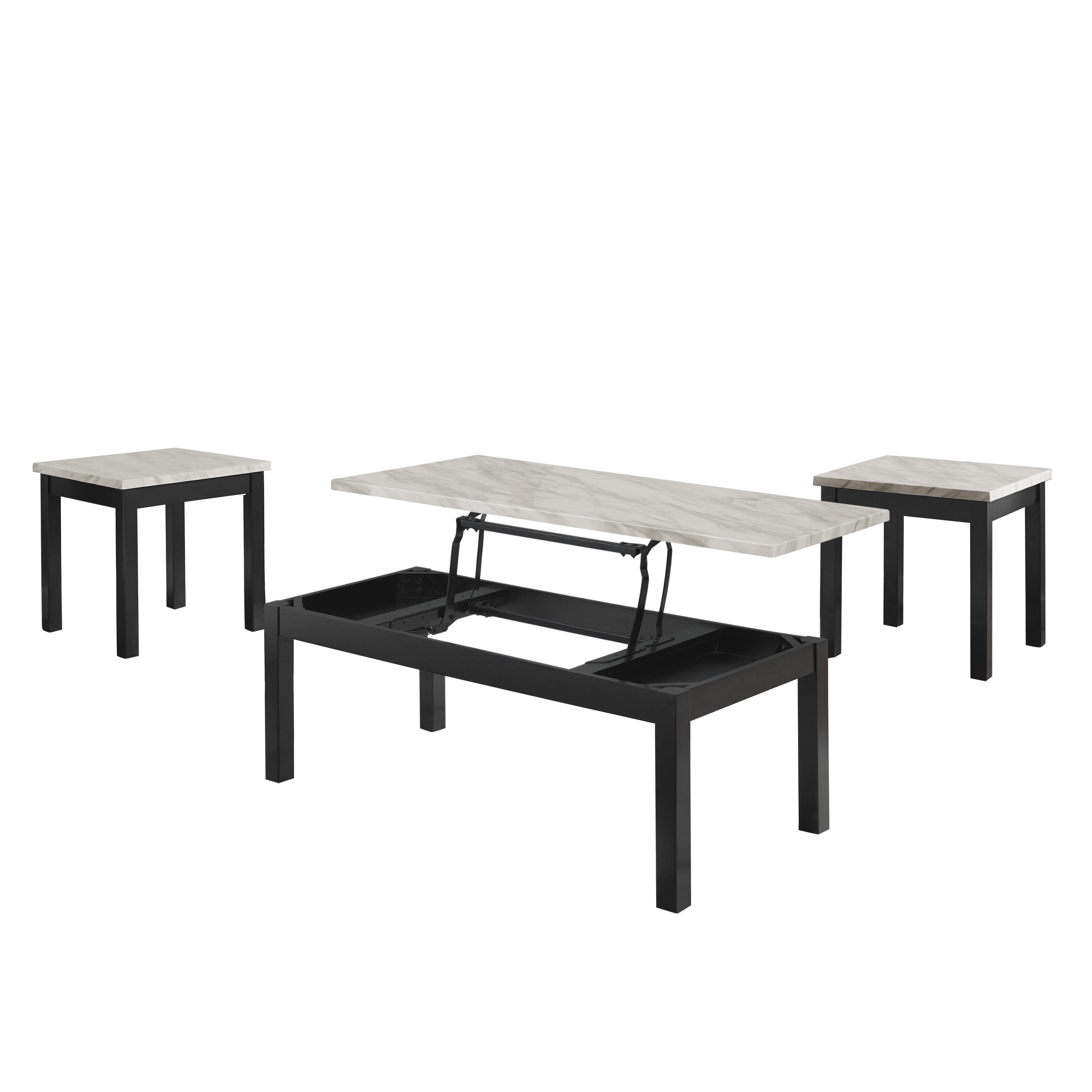 CELESTE 3 PC OCCASIONAL SET (2 END & LIFT TOP COCKTAIL) - Ideal Furniture (Fresno,CA)