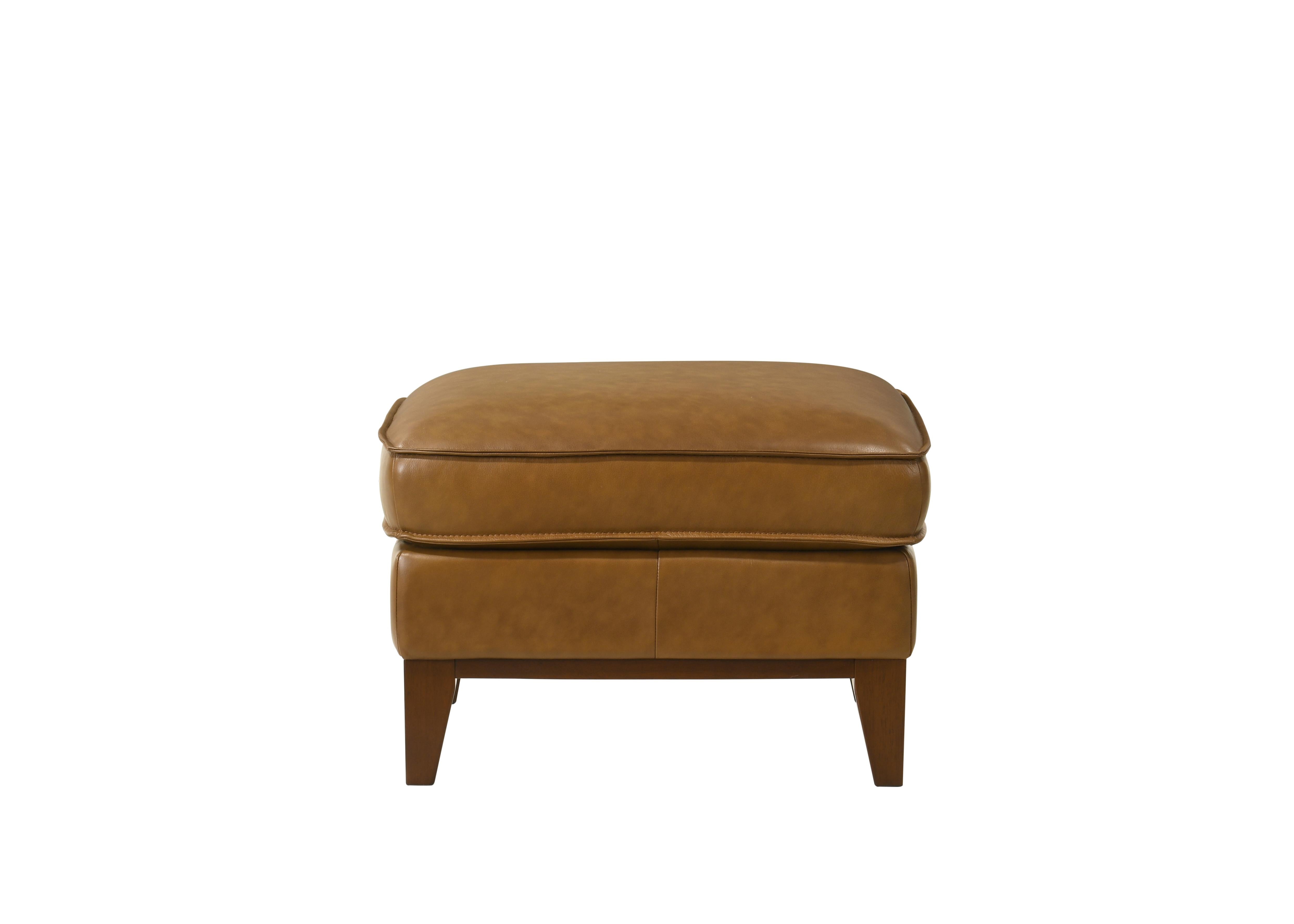CASPAR OTTOMAN-CARAMEL - Ideal Furniture (Fresno,CA)
