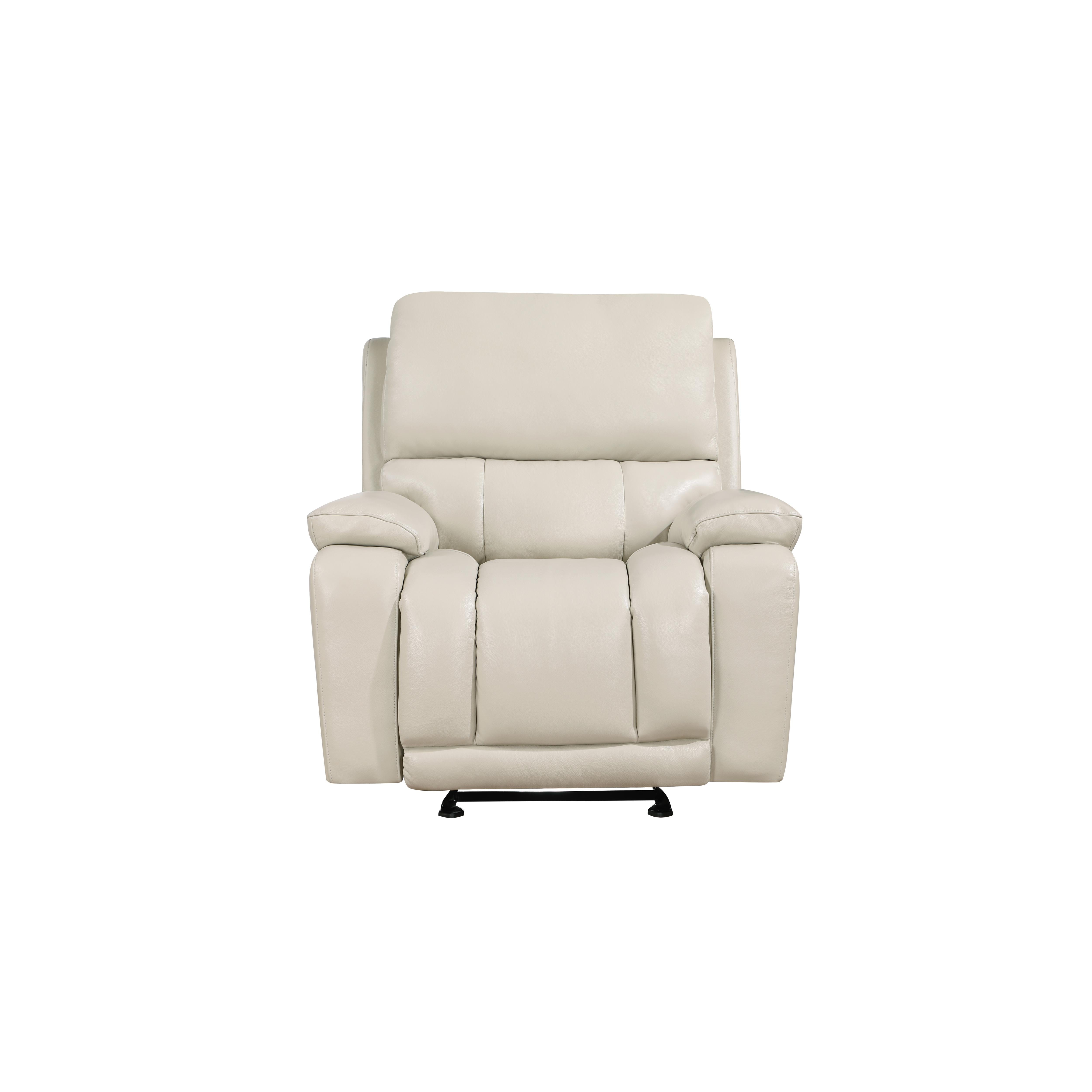 CICERO GLIDER RECLINER-CREAM - Ideal Furniture (Fresno,CA)