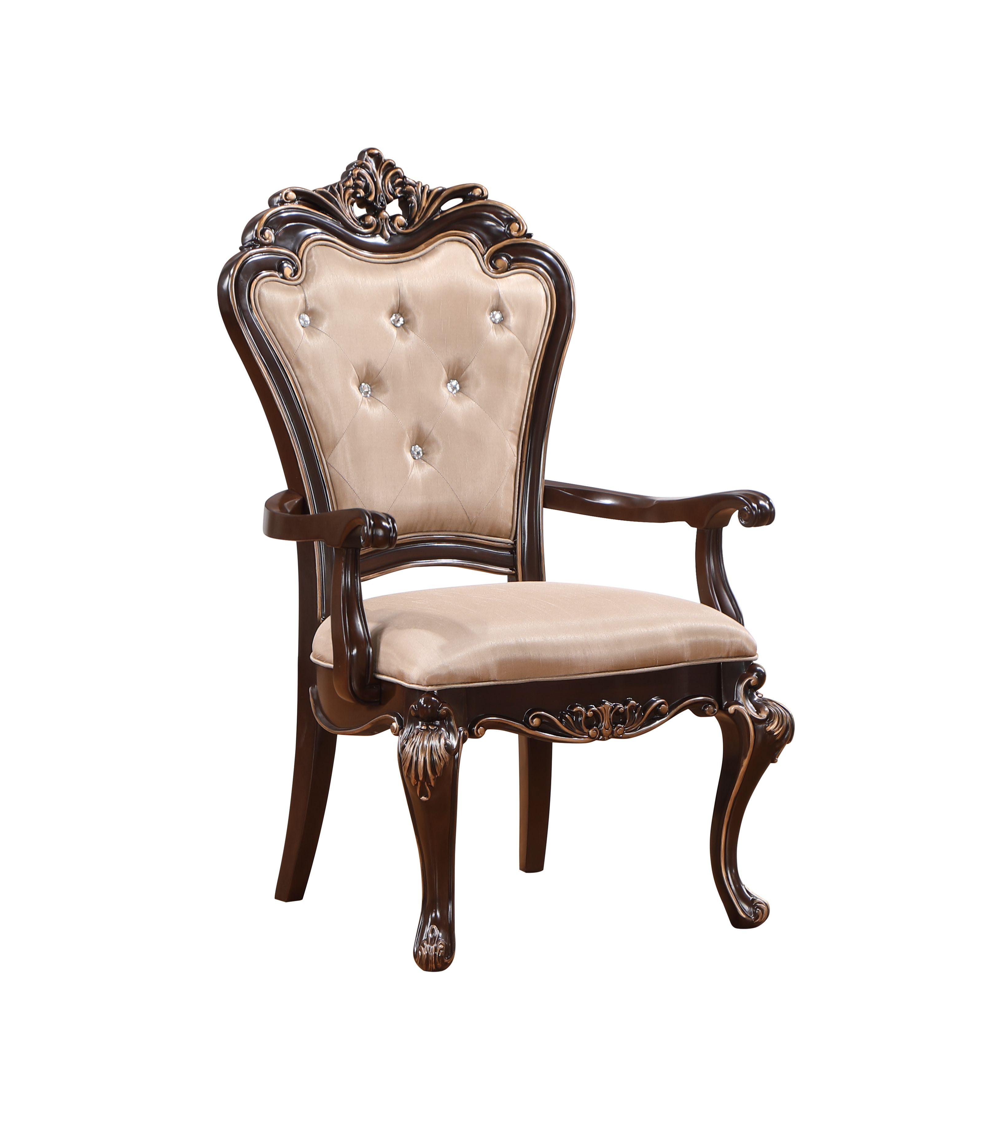 CONSTANTINE ARM CHAIR-CHERRY (2 PER CARTON) - Ideal Furniture (Fresno,CA)