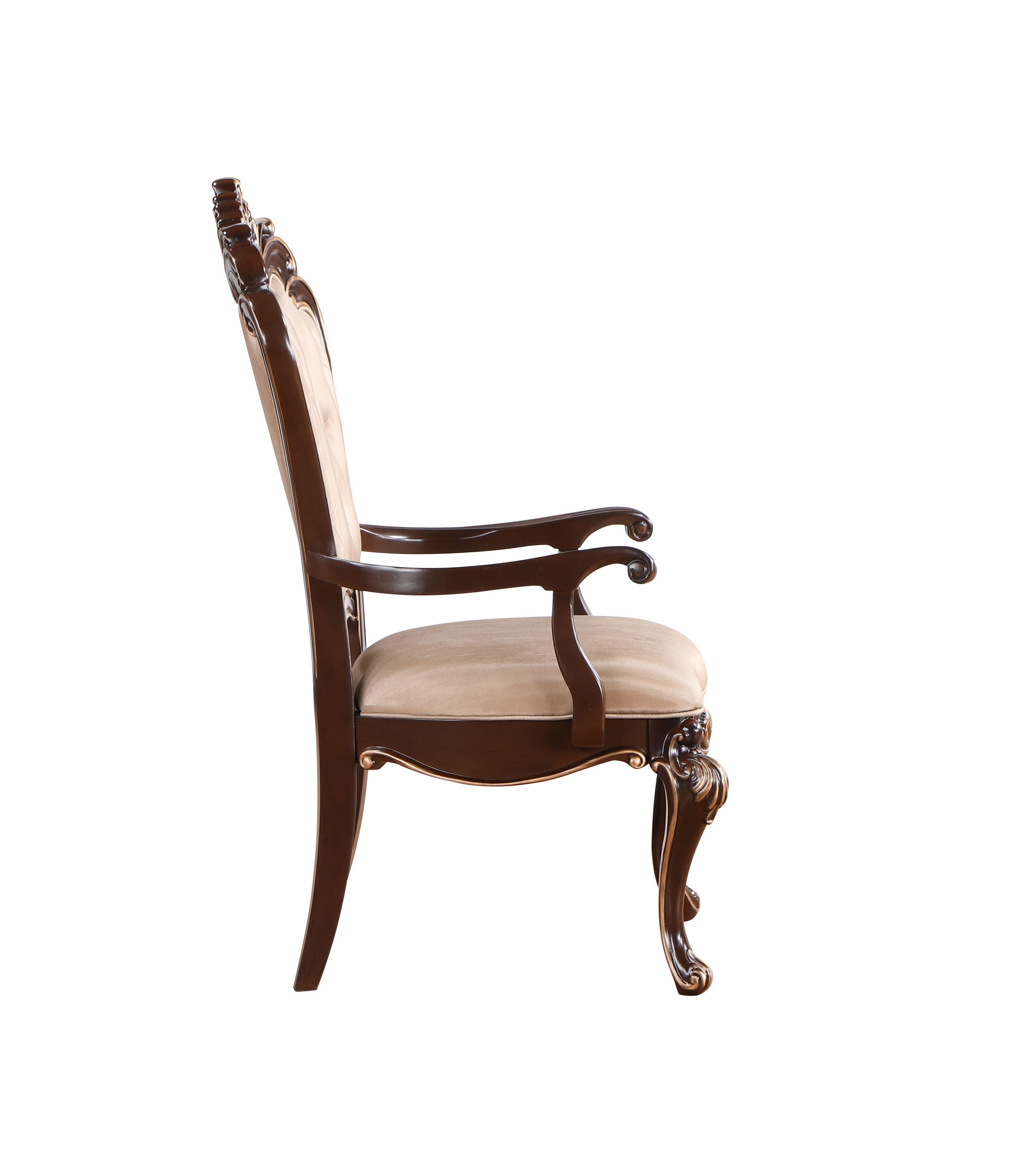 CONSTANTINE ARM CHAIR-CHERRY (2 PER CARTON) - Ideal Furniture (Fresno,CA)