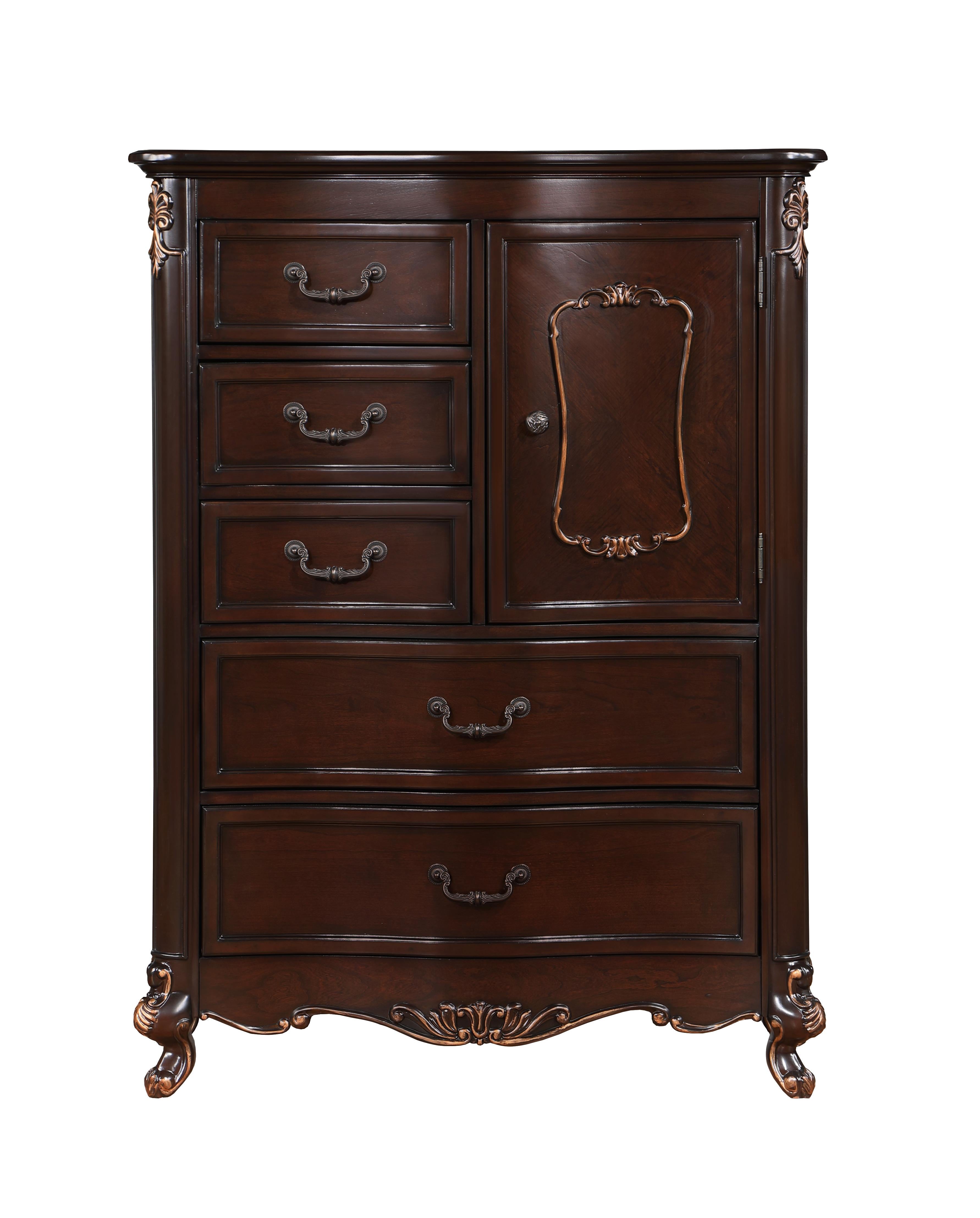 CONSTANTINE CHEST-CHERRY - Ideal Furniture (Fresno,CA)