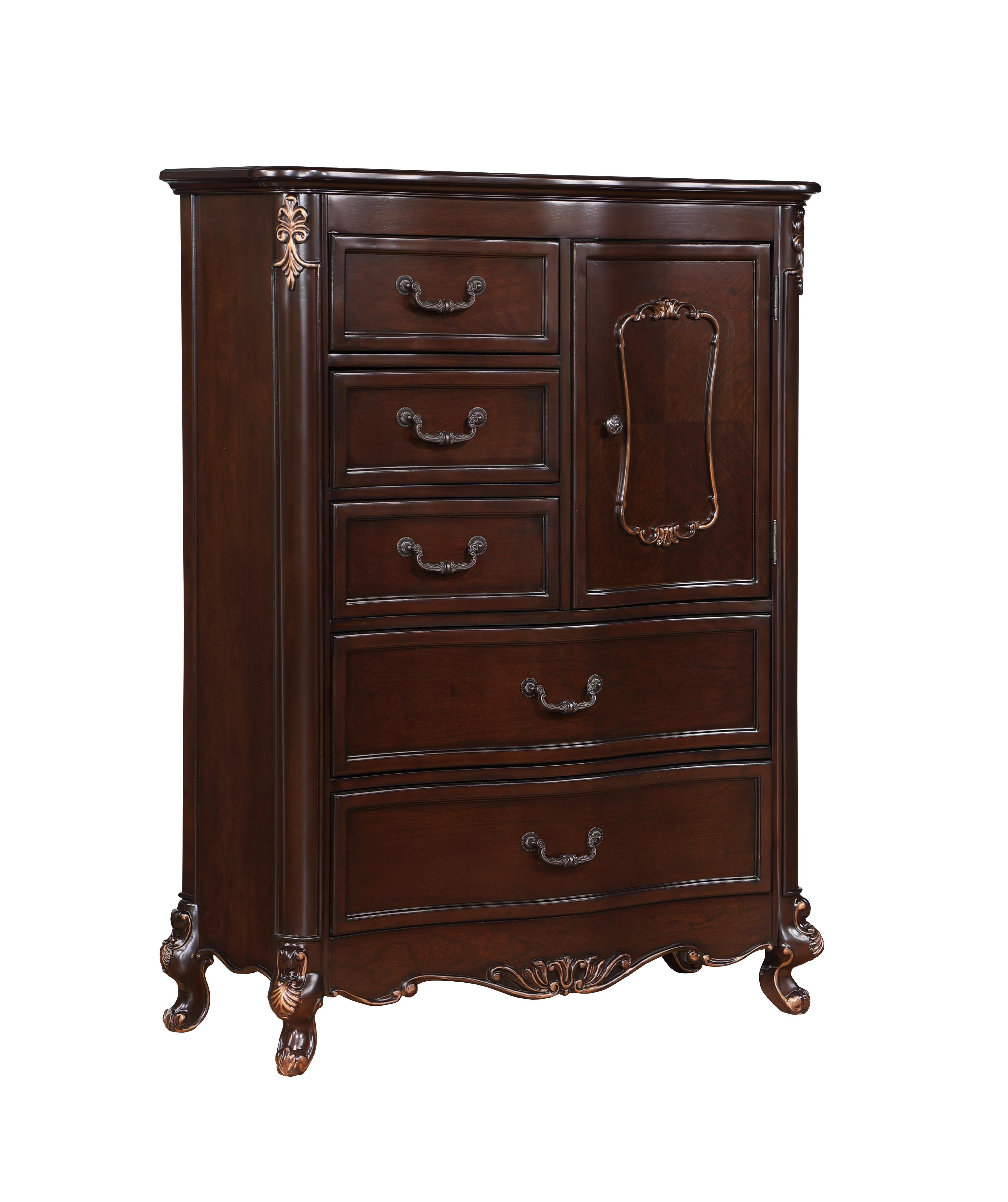 CONSTANTINE CHEST-CHERRY - Ideal Furniture (Fresno,CA)