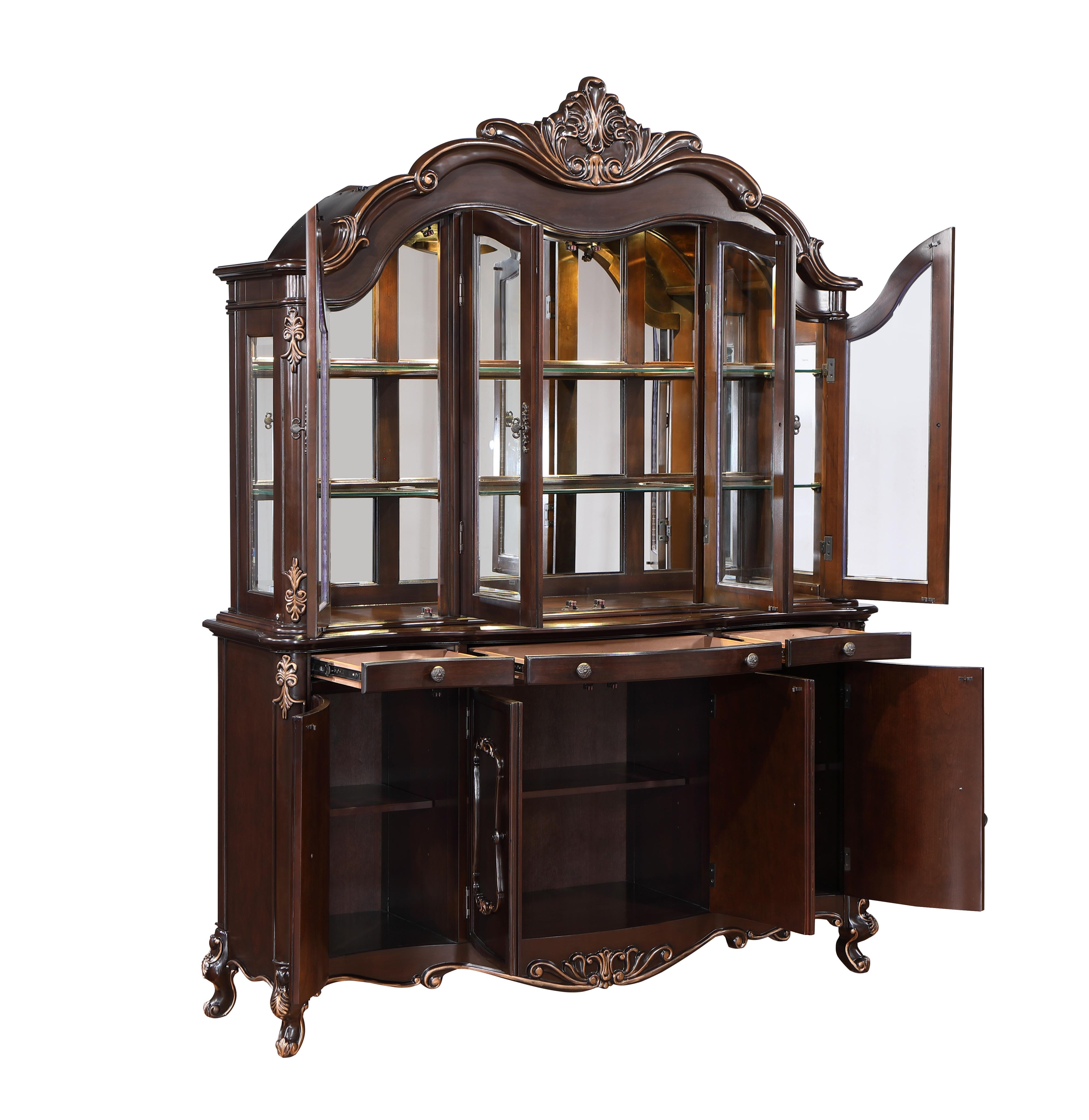 CONSTANTINE CHINA BUFFET-CHERRY - Ideal Furniture (Fresno,CA)