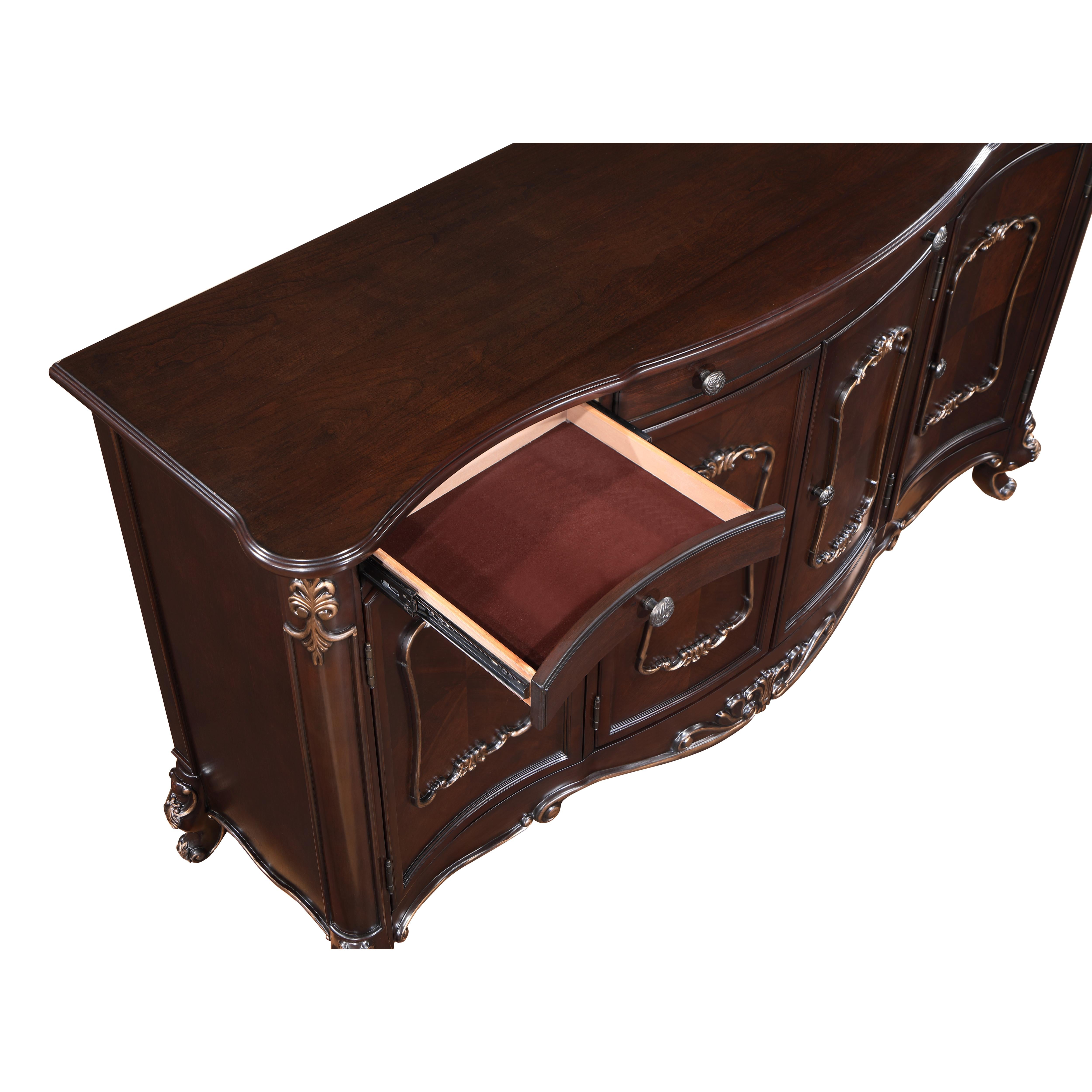 CONSTANTINE CHINA BUFFET-CHERRY - Ideal Furniture (Fresno,CA)