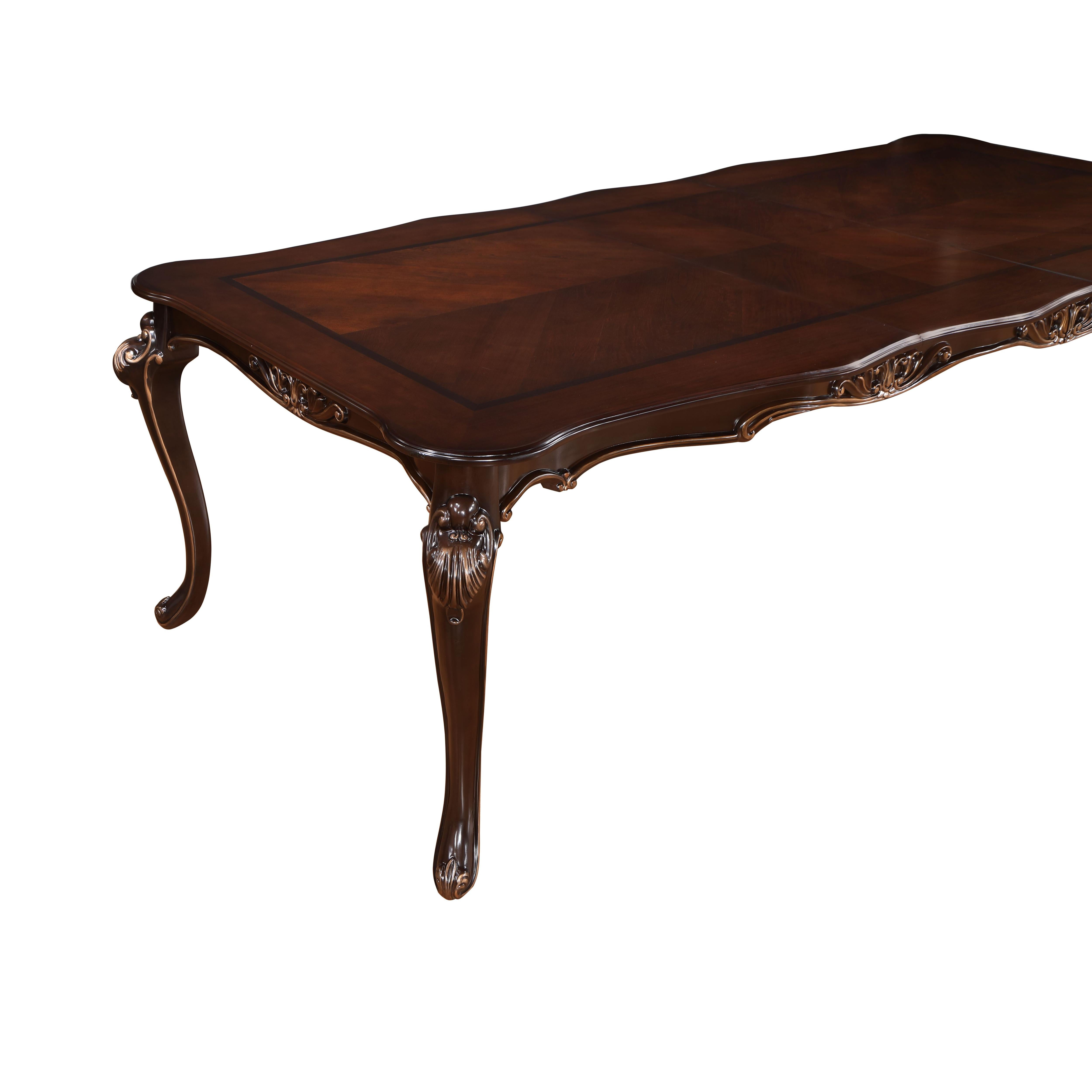 CONSTANTINE DINING TABLE-CHERRY - Ideal Furniture (Fresno,CA)