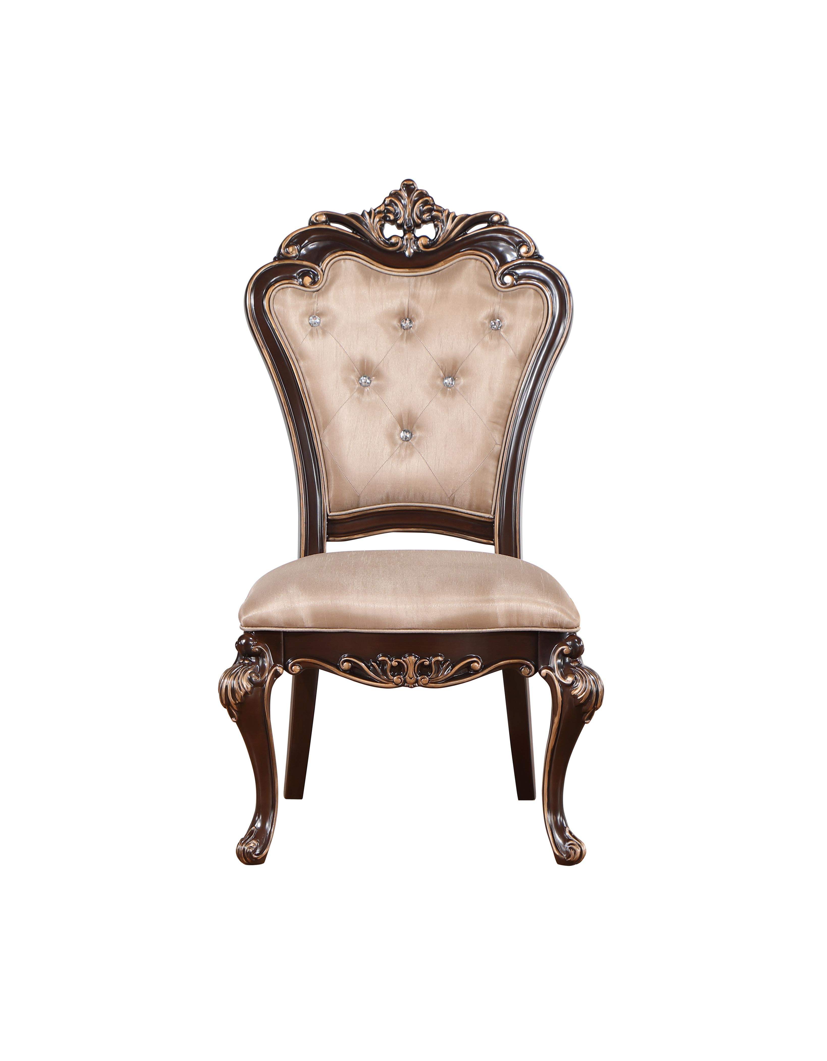 CONSTANTINE SIDE CHAIR-CHERRY (2 PER CARTON) - Ideal Furniture (Fresno,CA)