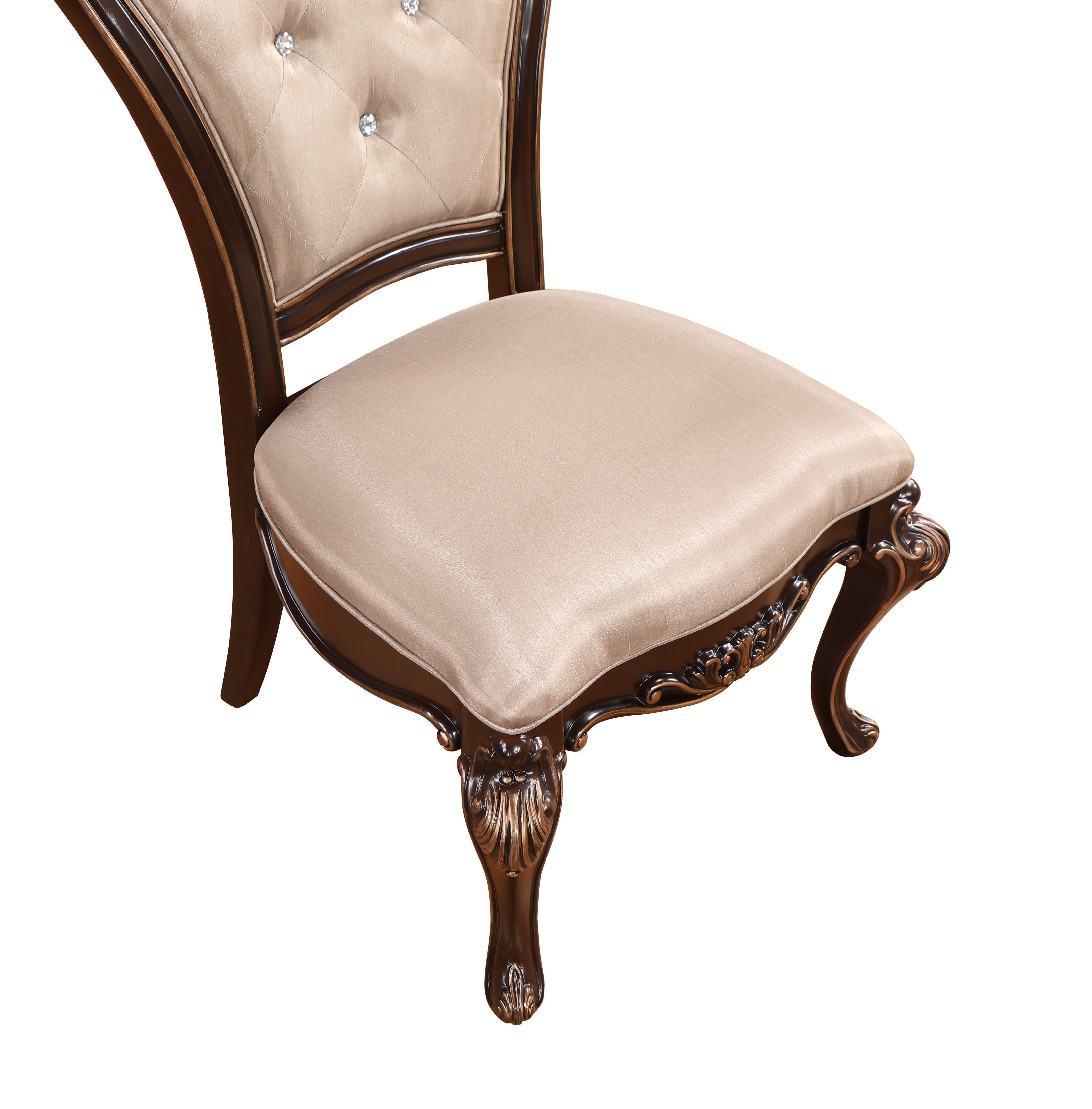 CONSTANTINE SIDE CHAIR-CHERRY (2 PER CARTON) - Ideal Furniture (Fresno,CA)