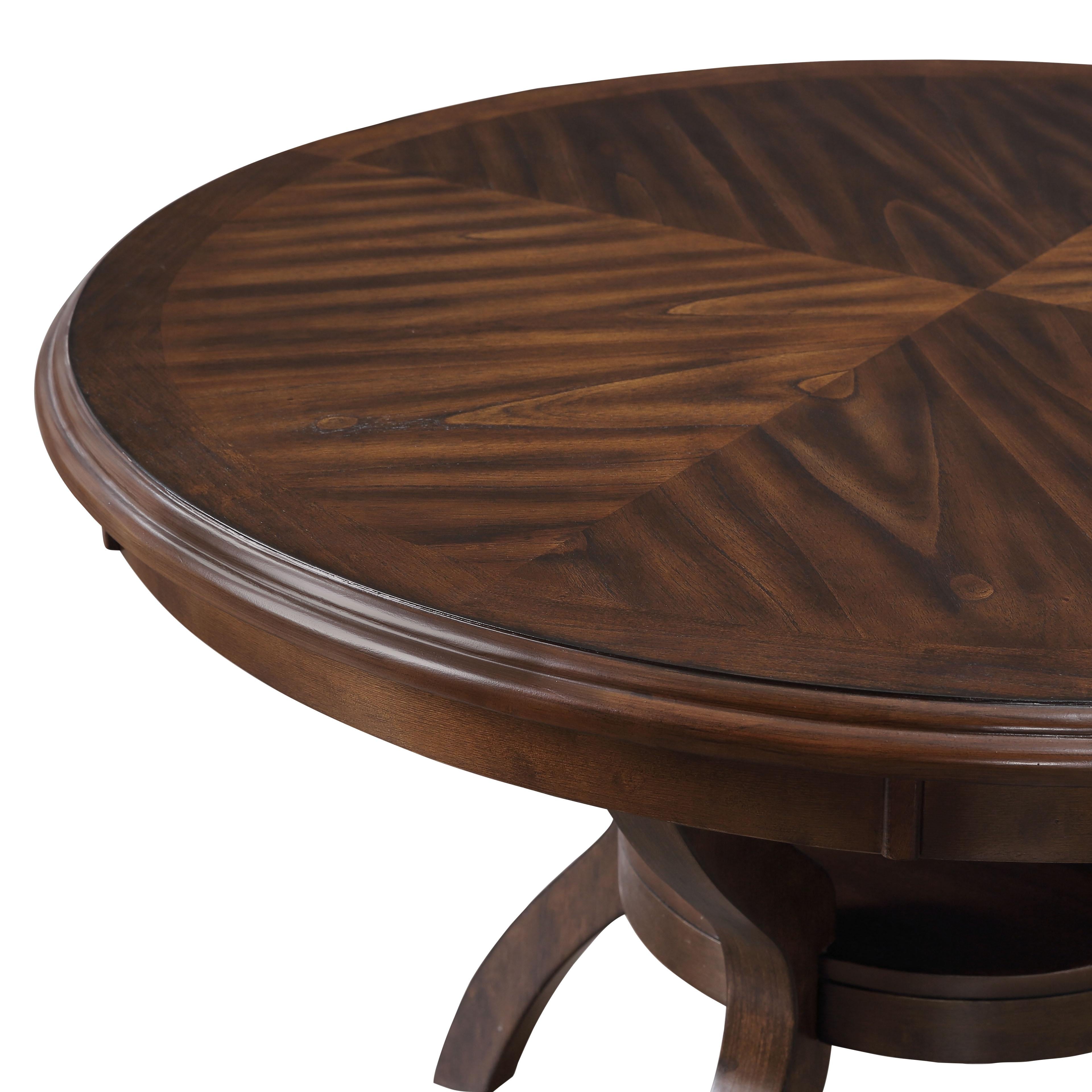 CORI ROUND DINING 5 PC SET-CHERRY - Ideal Furniture (Fresno,CA)