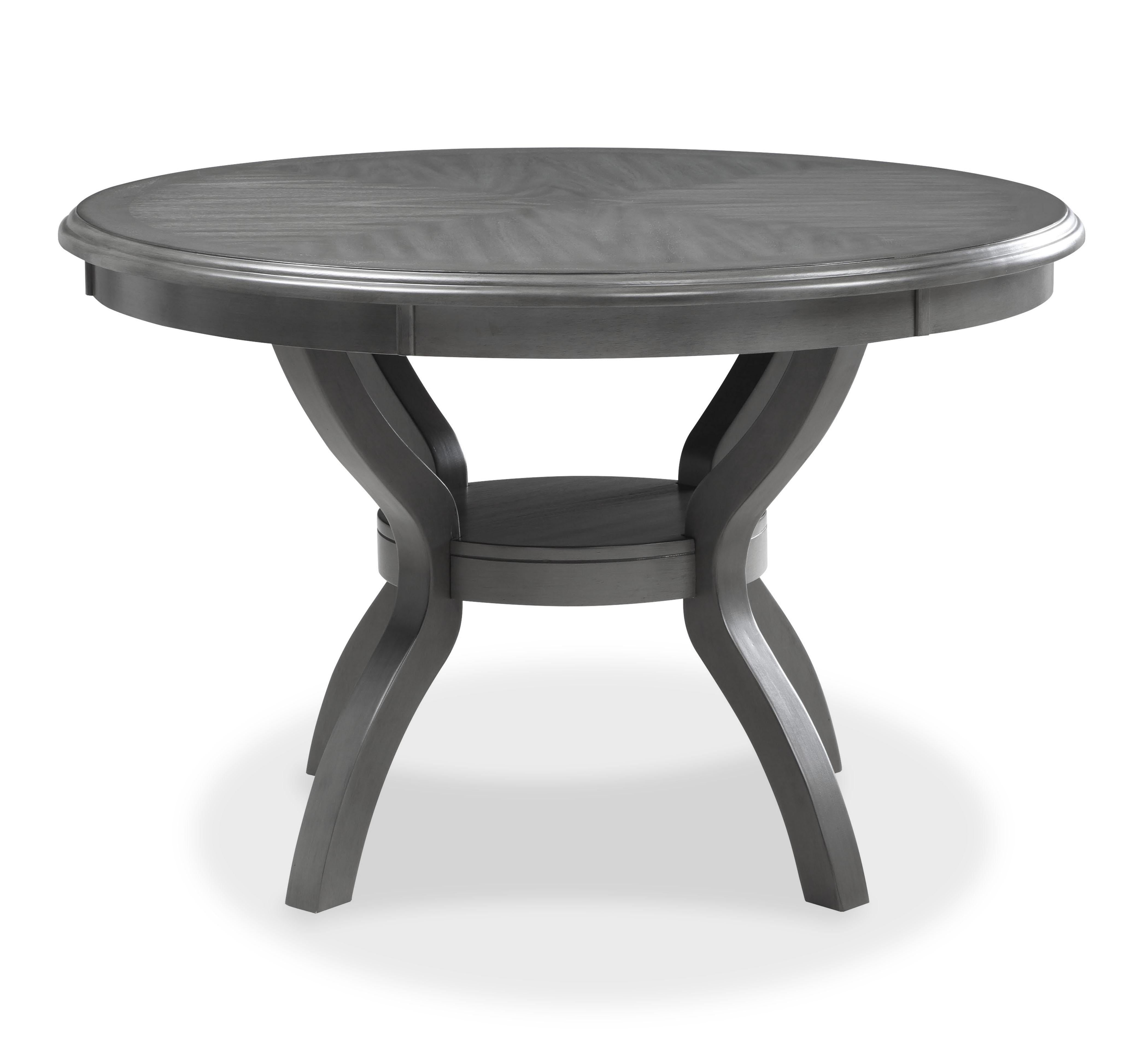 CORI ROUND DINING 5 PC SET-GRAY - Ideal Furniture (Fresno,CA)