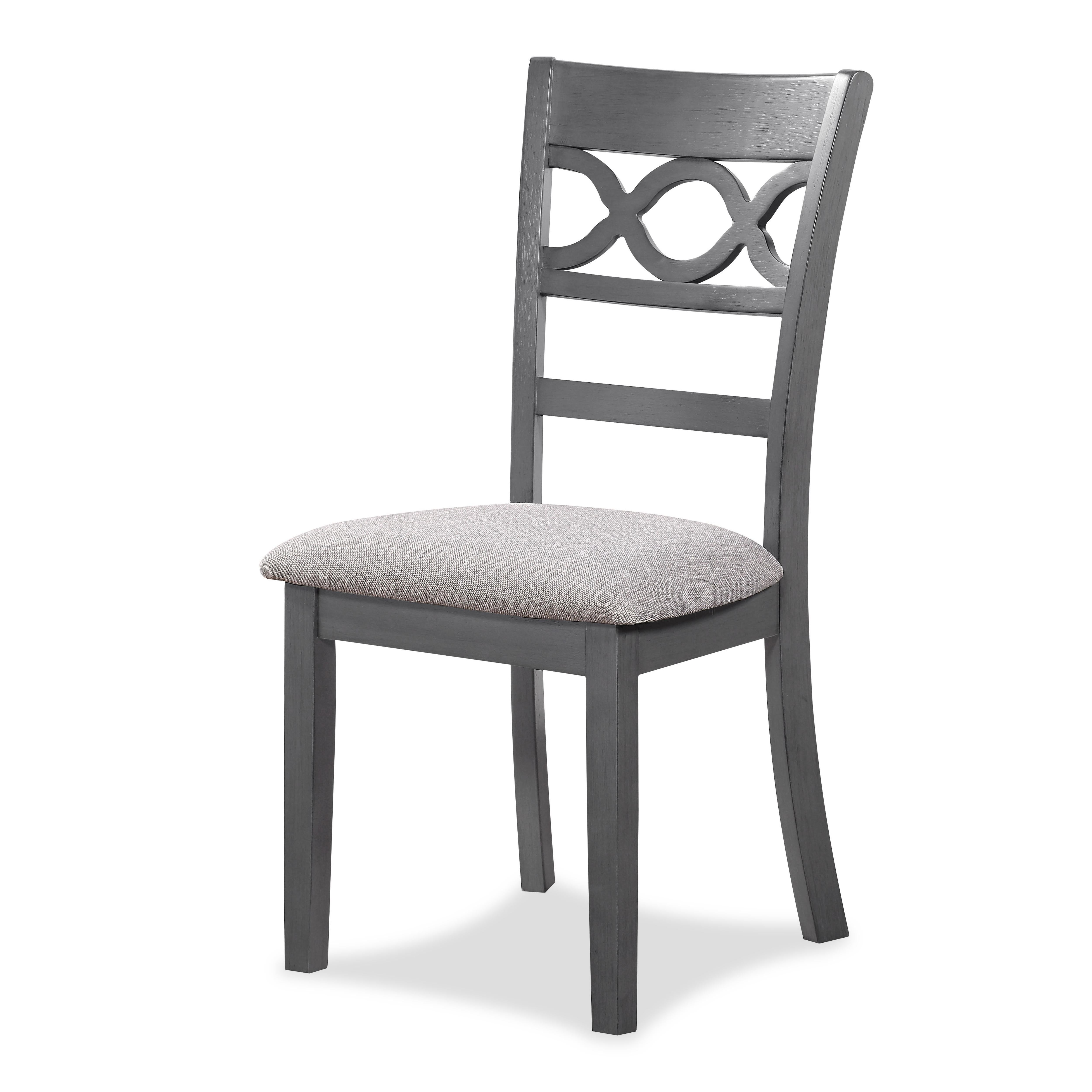 CORI ROUND DINING 5 PC SET-GRAY - Ideal Furniture (Fresno,CA)