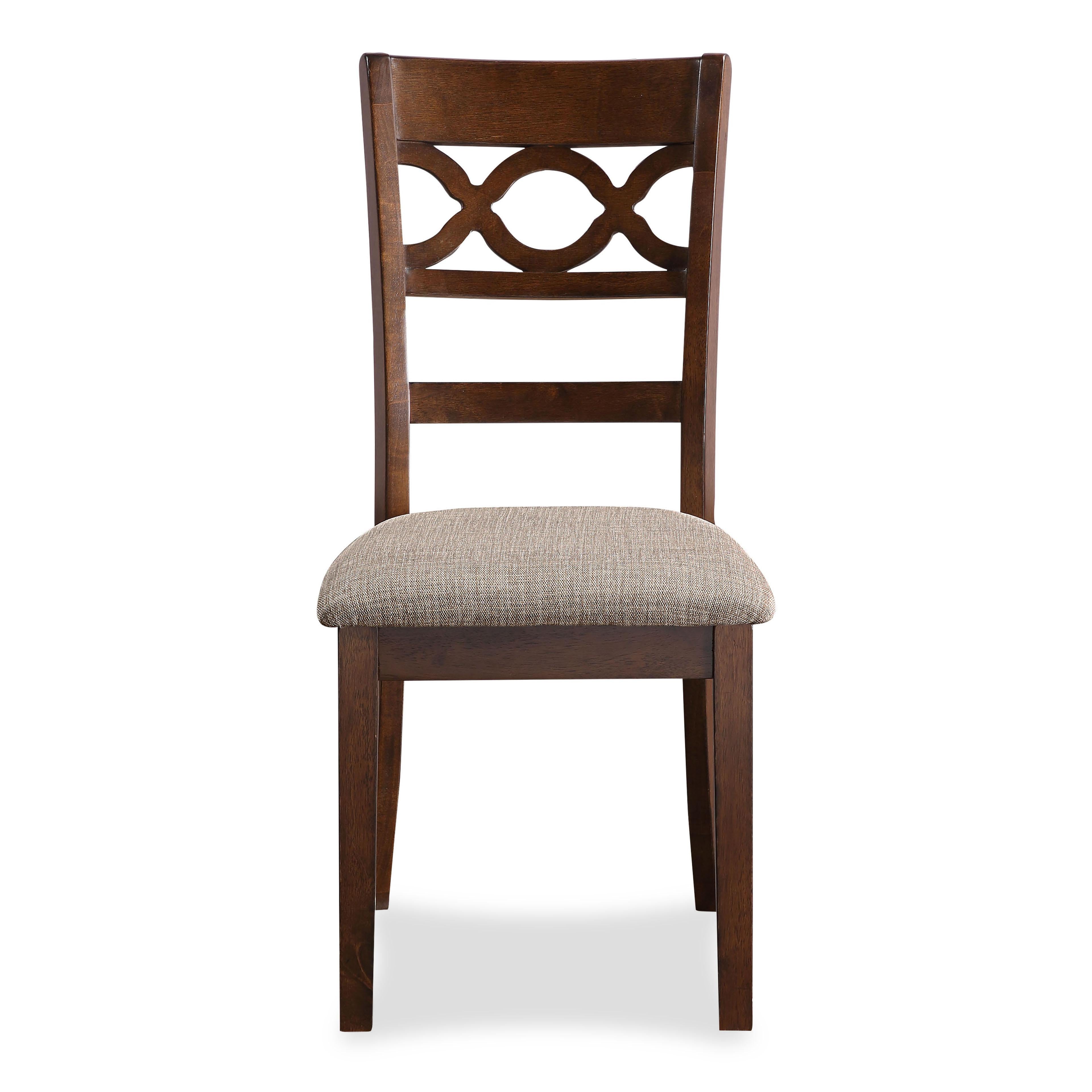 CORI ROUND DINING 5 PC SET-CHERRY - Ideal Furniture (Fresno,CA)